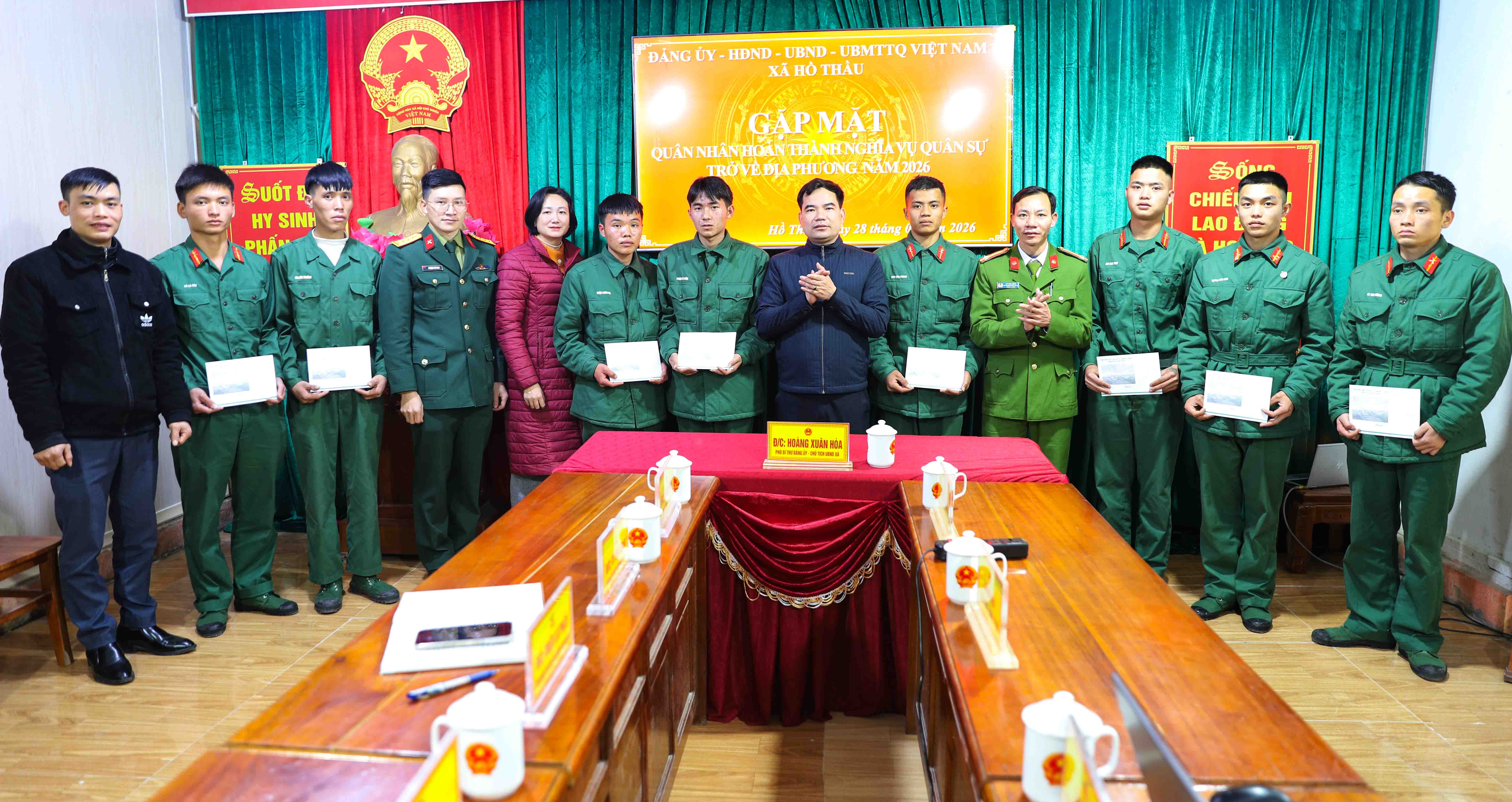 Lễ đón nhận quân nhân xuất ngũ trở về địa phương năm 2025