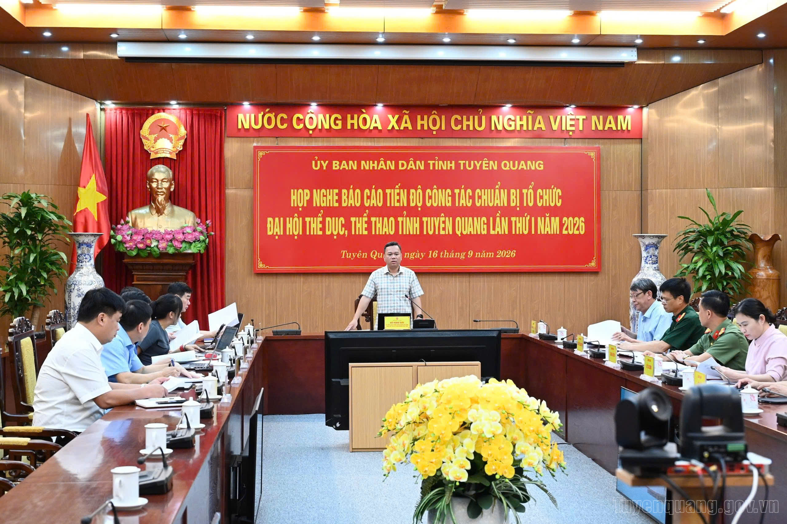 Chuẩn bị các điều kiện, bảo đảm Đại hội Thể dục, thể thao tỉnh lần thứ I diễn ra thành công