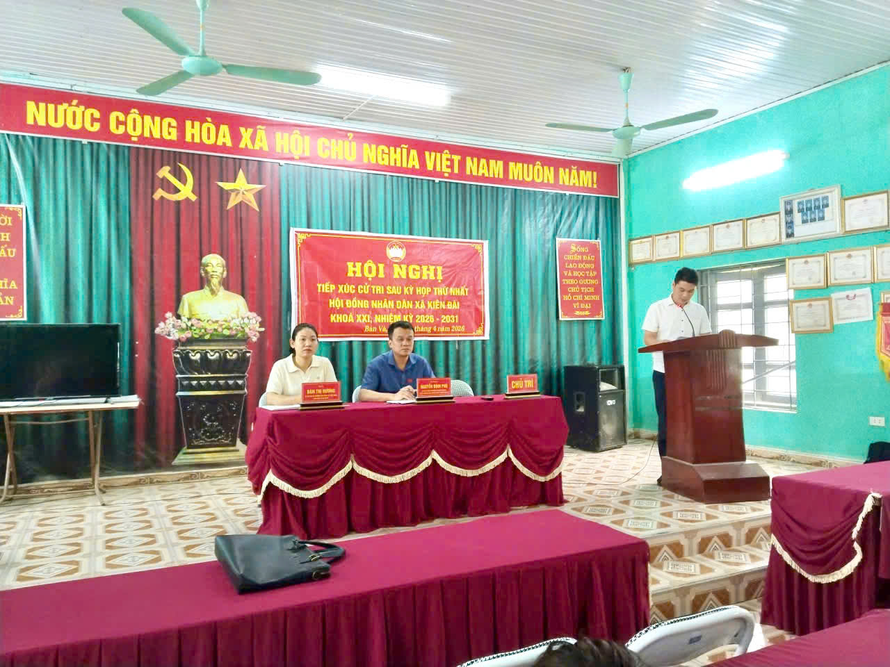 Các tổ đại biểu HĐND xã tiếp xúc cử tri sau Kỳ họp thứ nhất HĐND tỉnh khóa XXI