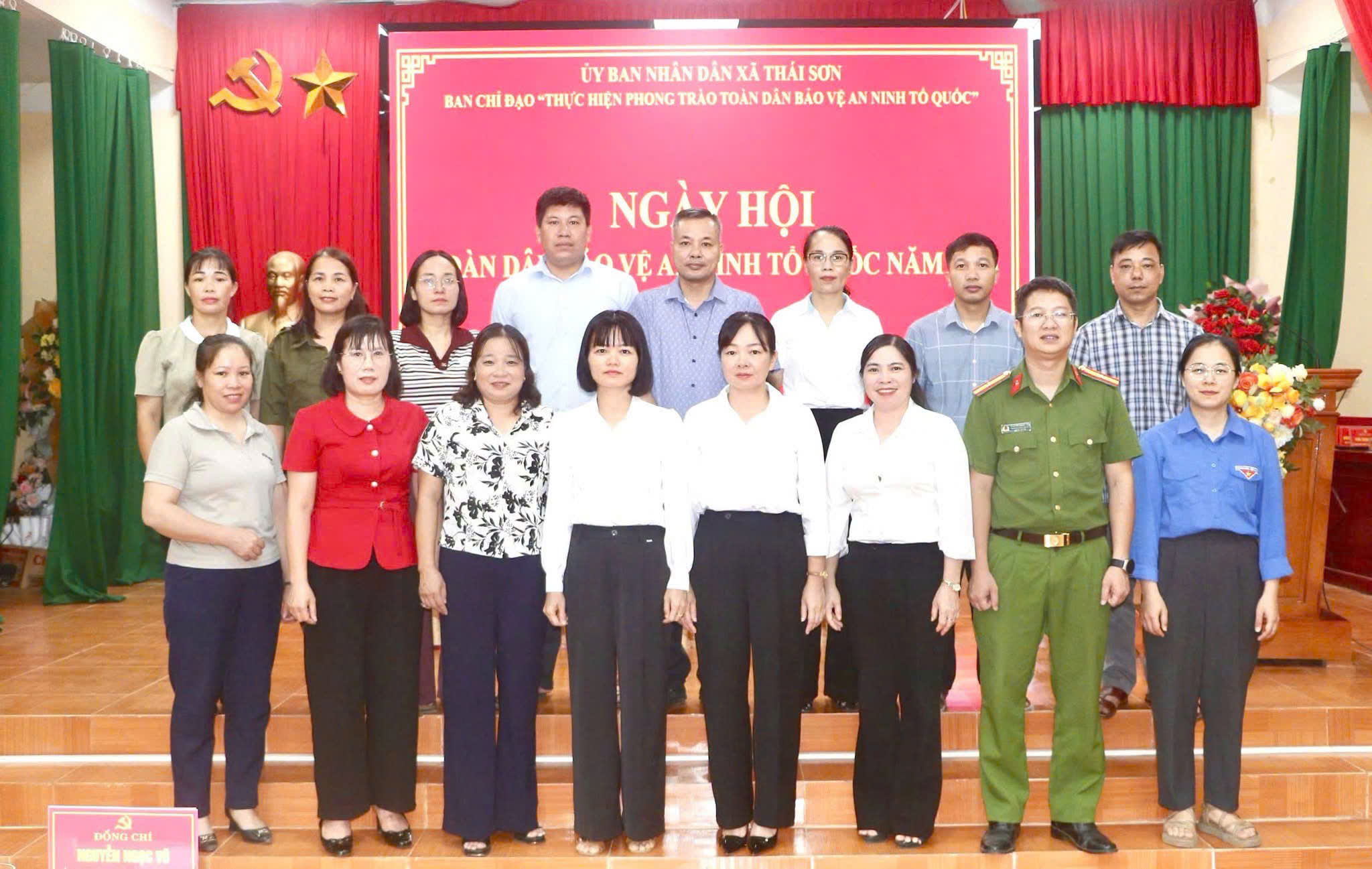 CÔNG AN XÃ THÁI SƠN THAM MƯU TỔ CHỨC THÀNH CÔNG “NGÀY HỘI TOÀN DÂN BẢO VỆ AN NINH TỔ QUỐC” NĂM 2026