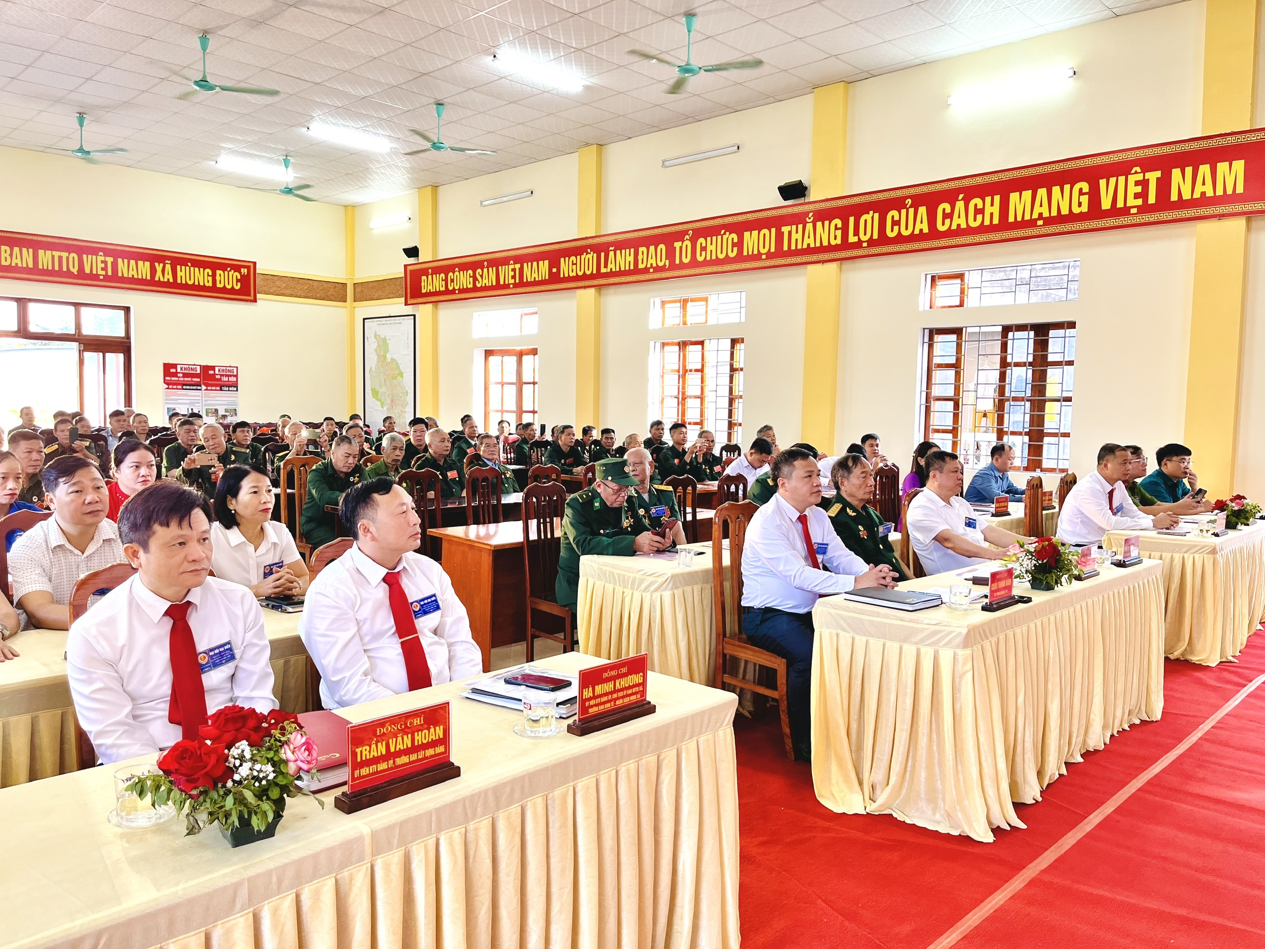 ĐẠI HỘI ĐẠI BIỂU HỘI CỰU CHIẾN BINH XÃ HÙNG ĐỨC LẦN THỨ VIII, NHIỆM KỲ 2025–2030 THÀNH CÔNG TỐT ĐẸP