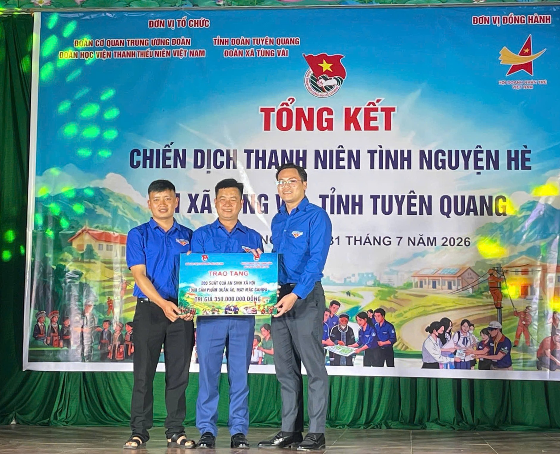 Dấu ấn tuổi trẻ Học viên Thanh thiếu niên Việt Nam tại xã biên giới Tùng Vài