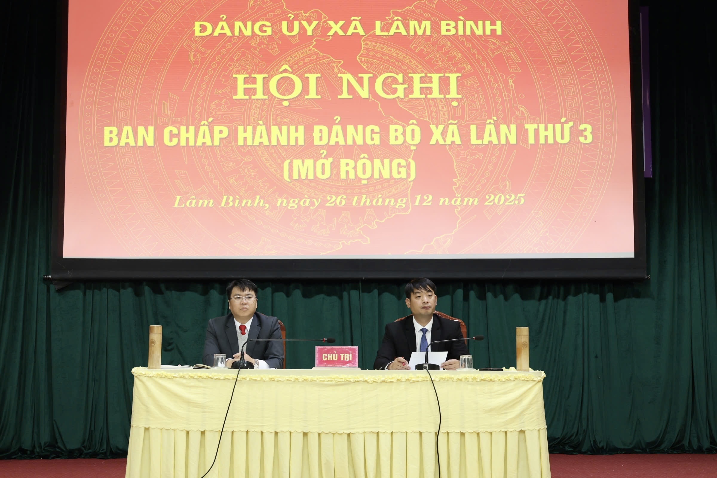 Đảng uỷ xã Lâm Bình tổ chức Hội nghị Ban Chấp hành Đảng bộ xã lần thứ 3 (mở rộng)