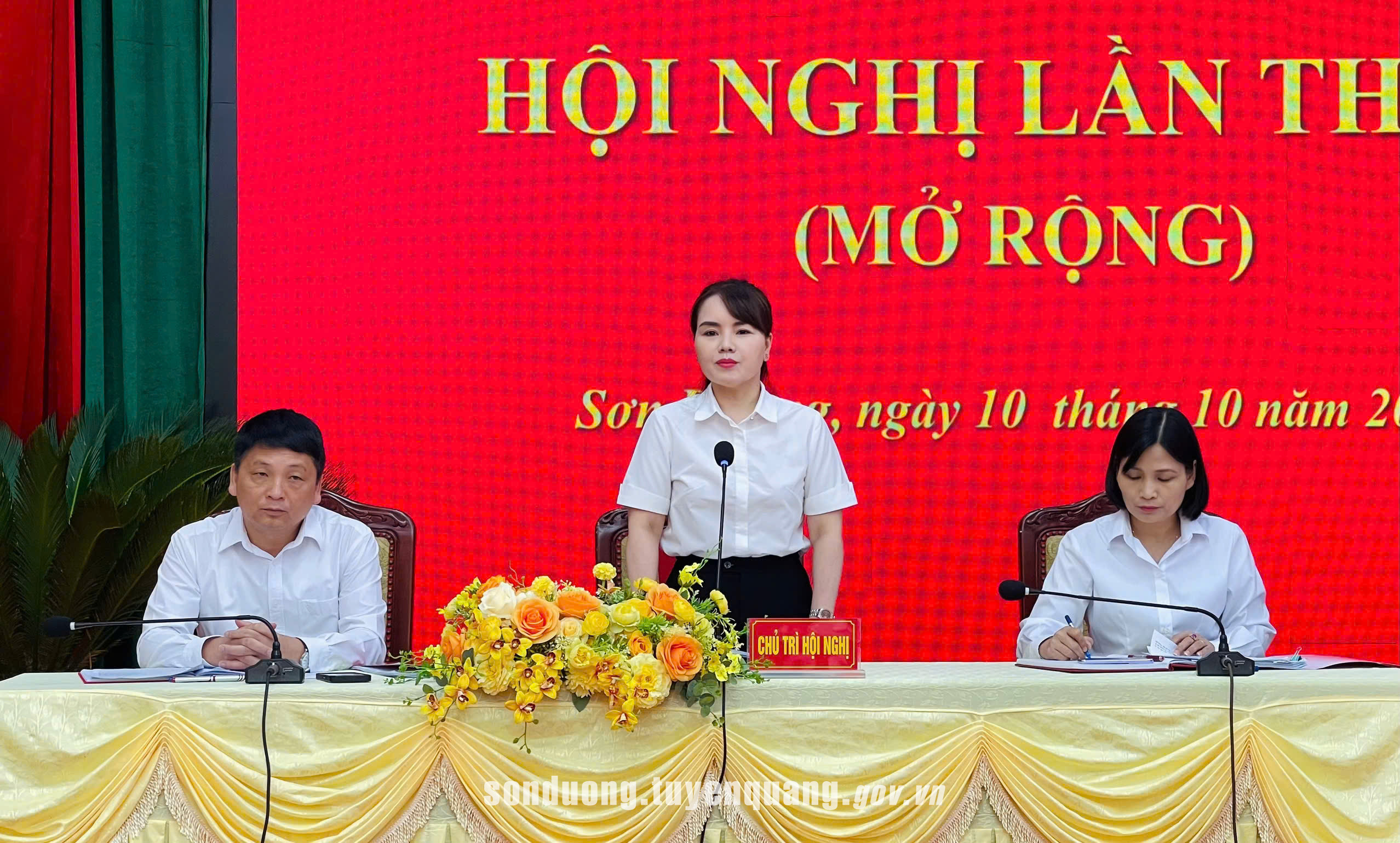 Hội nghị Ban Chấp hành Đảng bộ xã Sơn Dương lần thứ 2
