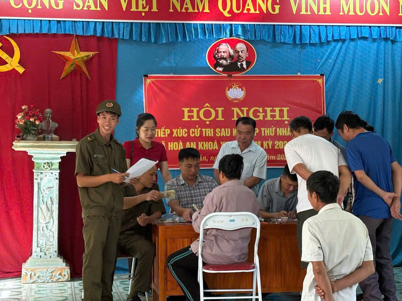 Xã Hòa An triển khai tặng quà của Chính phủ tới Nhân dân nhân kỷ niệm 80 năm Cách mạng tháng Tám và Quốc khánh 2/9