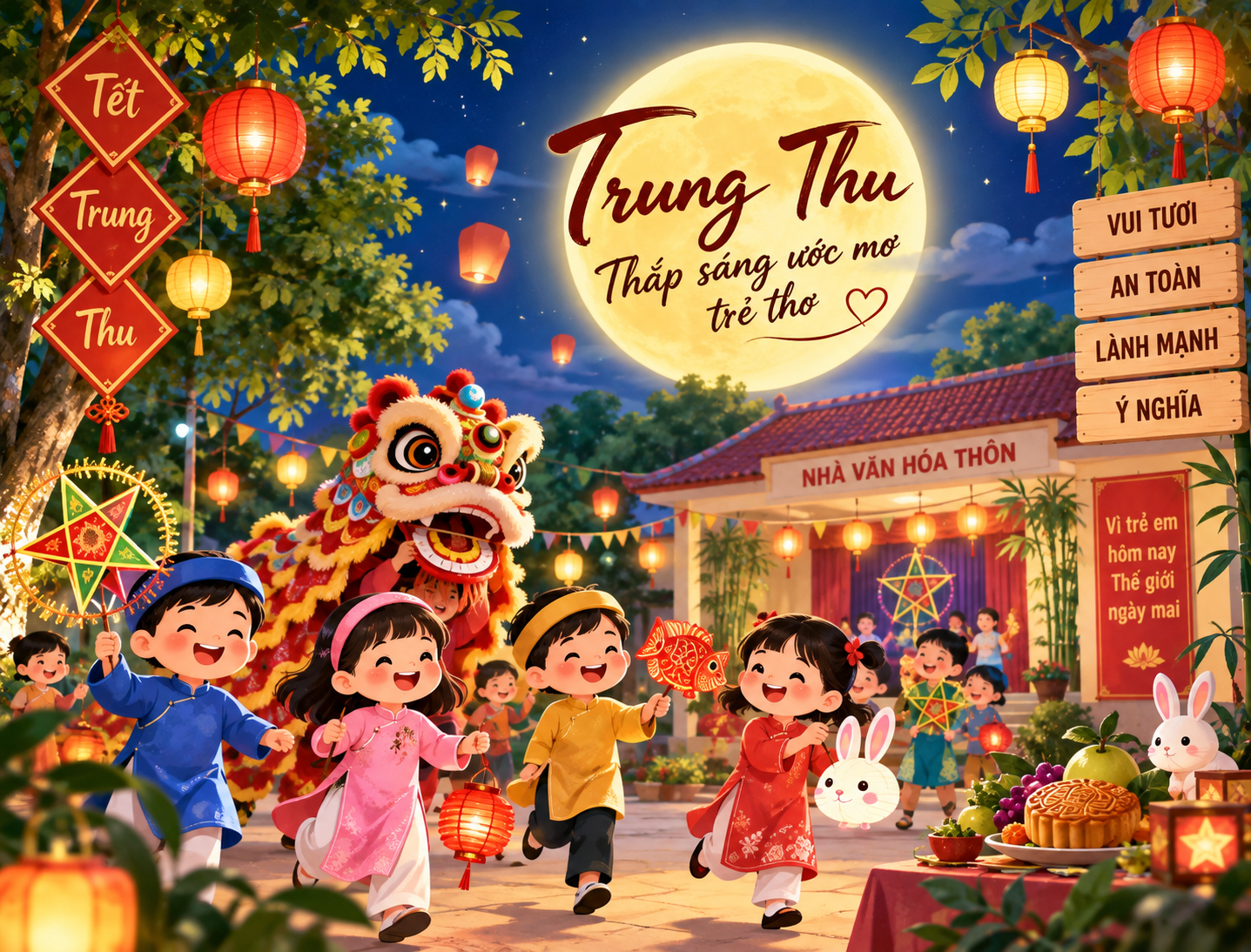 XÃ PHÚ LƯƠNG TRIỂN KHAI KẾ HOẠCH TỔ CHỨC TẾT TRUNG THU NĂM 2026