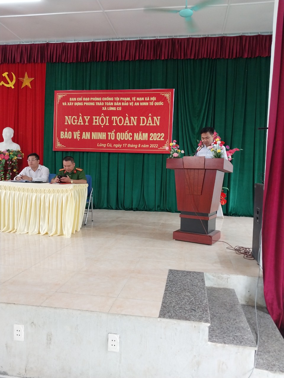 Lũng Cú tổ chức điểm “Ngày hội toàn dân bảo vệ ANTQ” năm 2022.