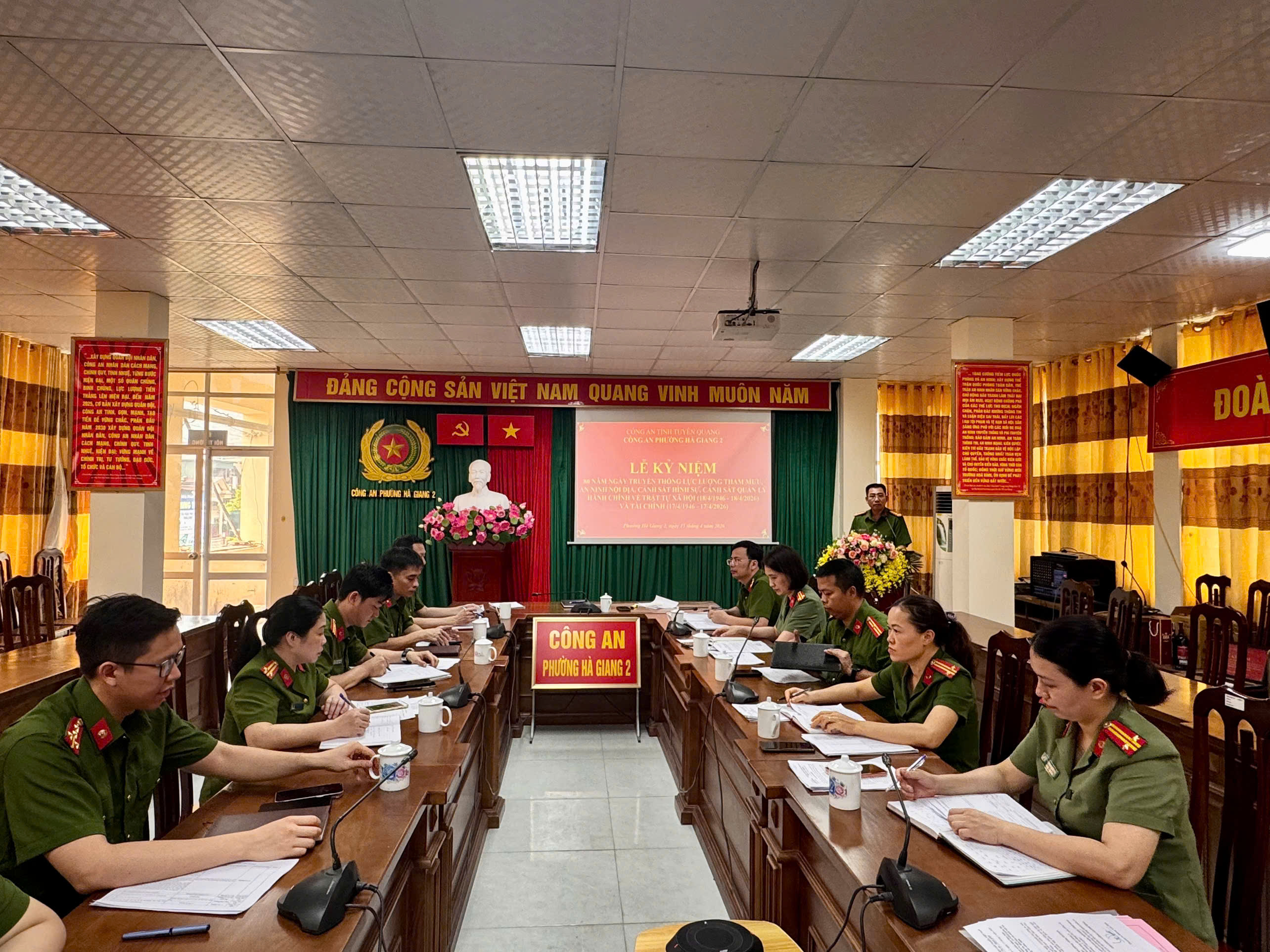  DẤU ẤN 80 NĂM – LAN TỎA NIỀM TỰ HÀO TRONG CÁN BỘ, CHIẾN SĨ CÔNG AN PHƯỜNG HÀ GIANG 2 