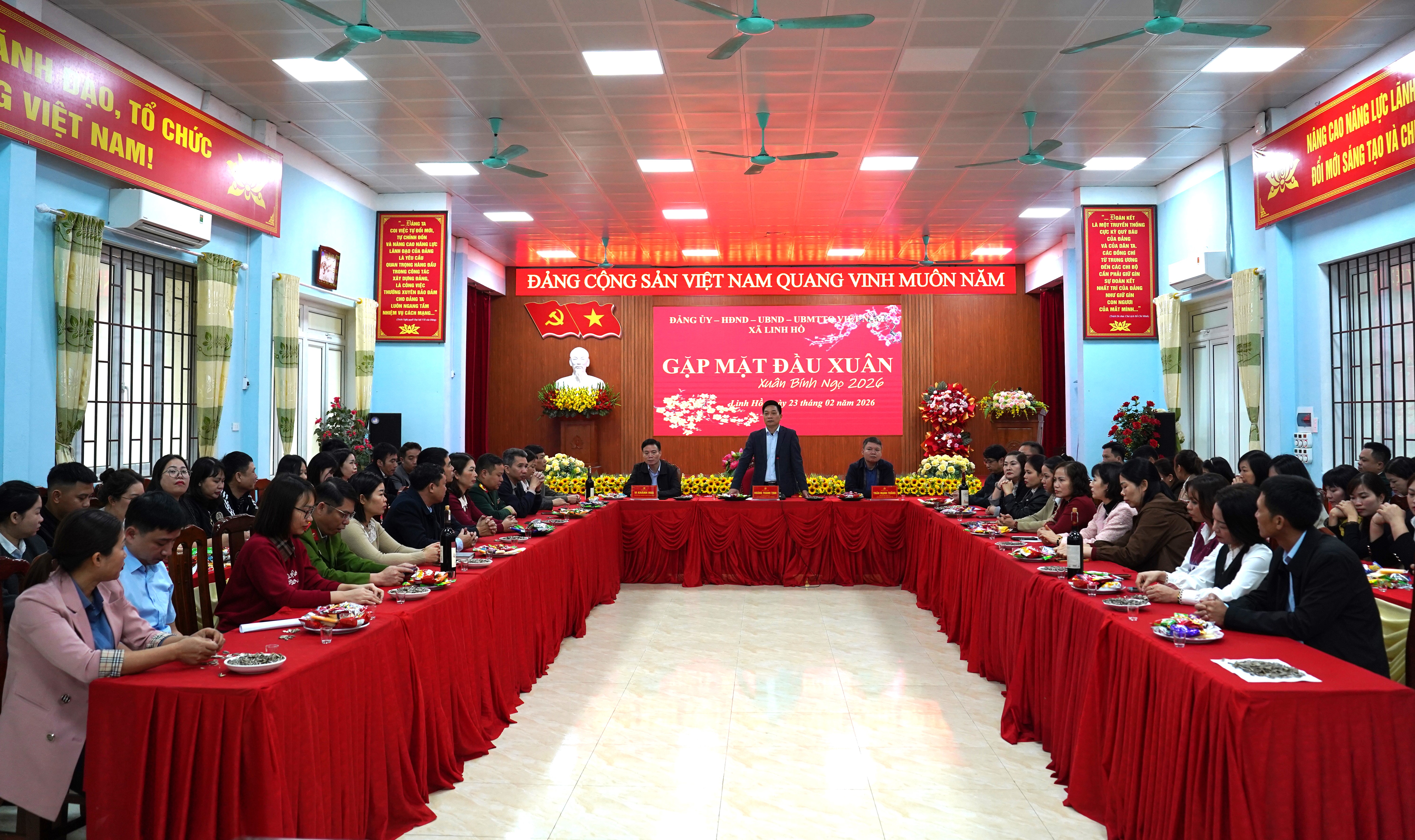 Xã Linh Hồ tổ chức Chương trình gặp mặt đầu xuân Bính Ngọ năm 2026