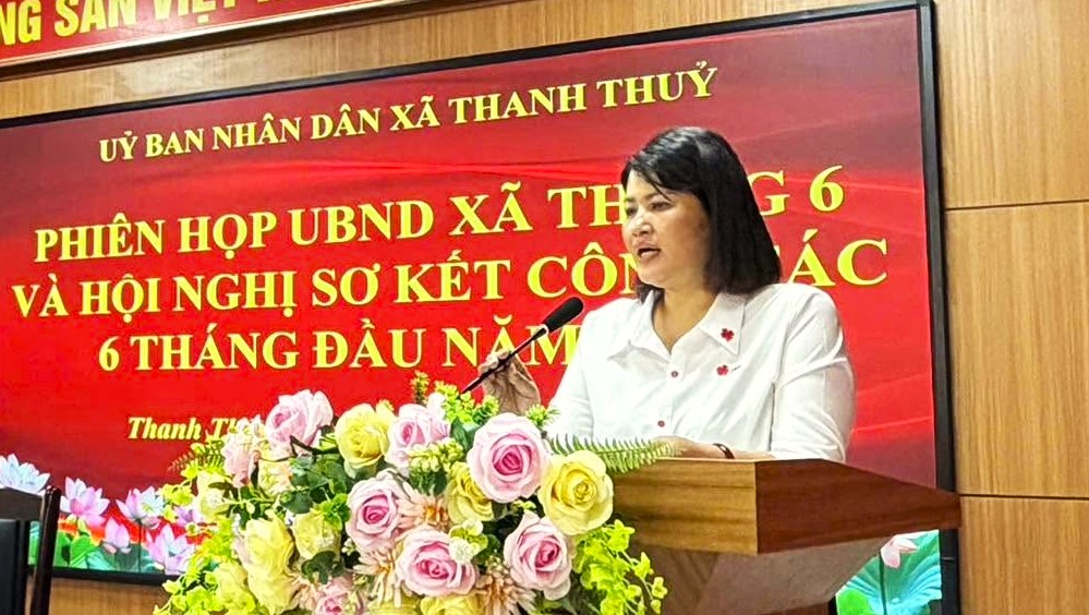 PHIÊN HỌP UBND XÃ THANH THỦY THÁNG 6 NĂM 2026