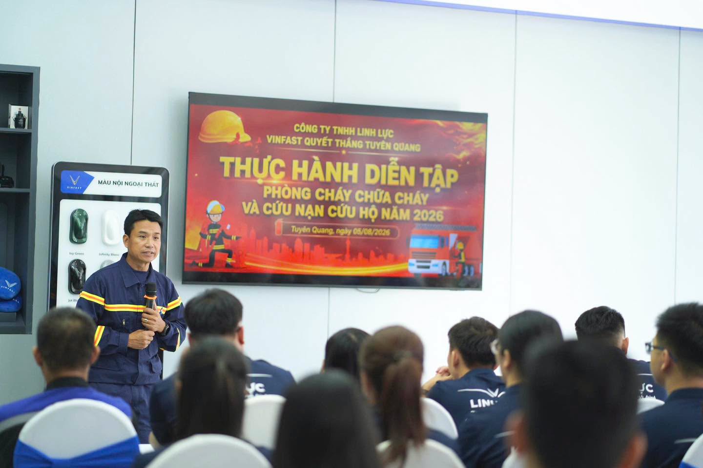 TỔNG KIỂM TRA AN TOÀN PCCC ĐỐI VỚI CÁC CƠ SỞ KINH DOANH, SỬA CHỮA XE ĐIỆN, KHO CHỨA PIN VÀ LINH KIỆN XE ĐIỆN TRÊN ĐỊA BÀN TỈNH