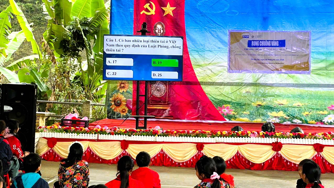 Trường PTDTBT THCS Pà Vầy Sủ tổ chức cuộc thi “Rung chuông vàng” năm học 2025–2026