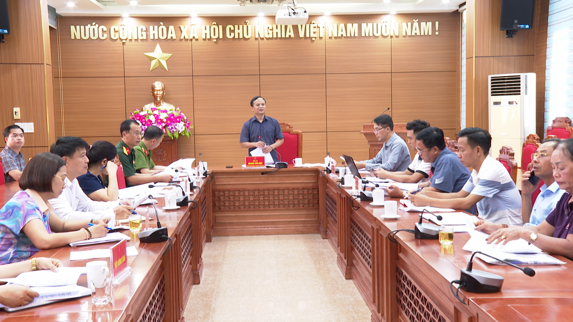 Họp Ban Tổ chức Tuần lễ "Na Núi đá" phường Hà Giang 2 năm 2026