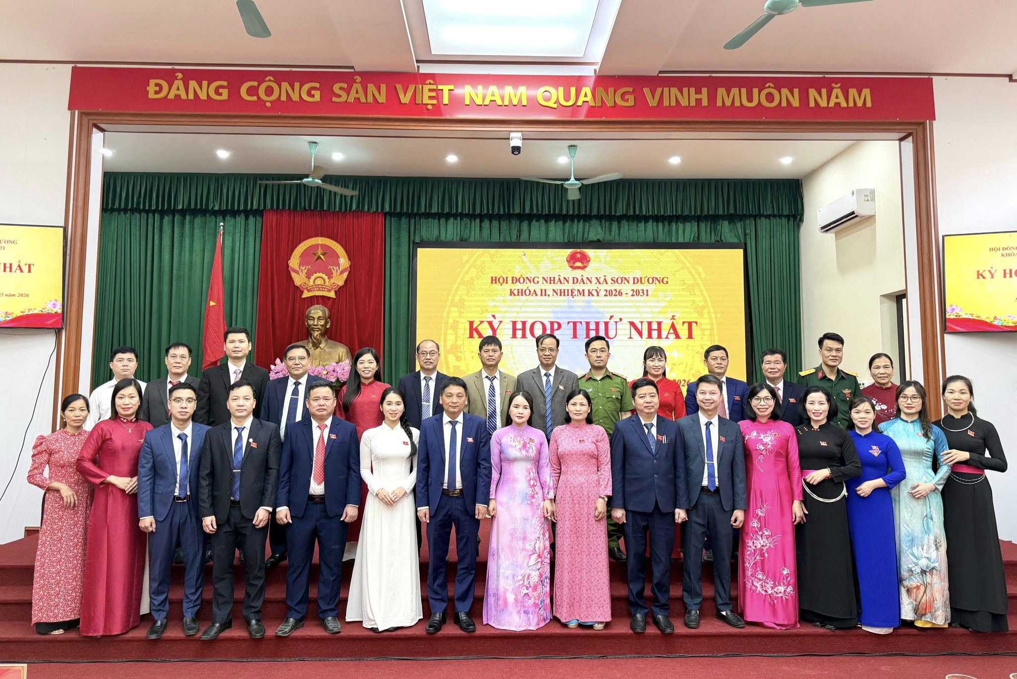 Kỳ họp lần thứ nhất HĐND xã Sơn Dương khóa II, nhiệm kỳ 2026 - 2031