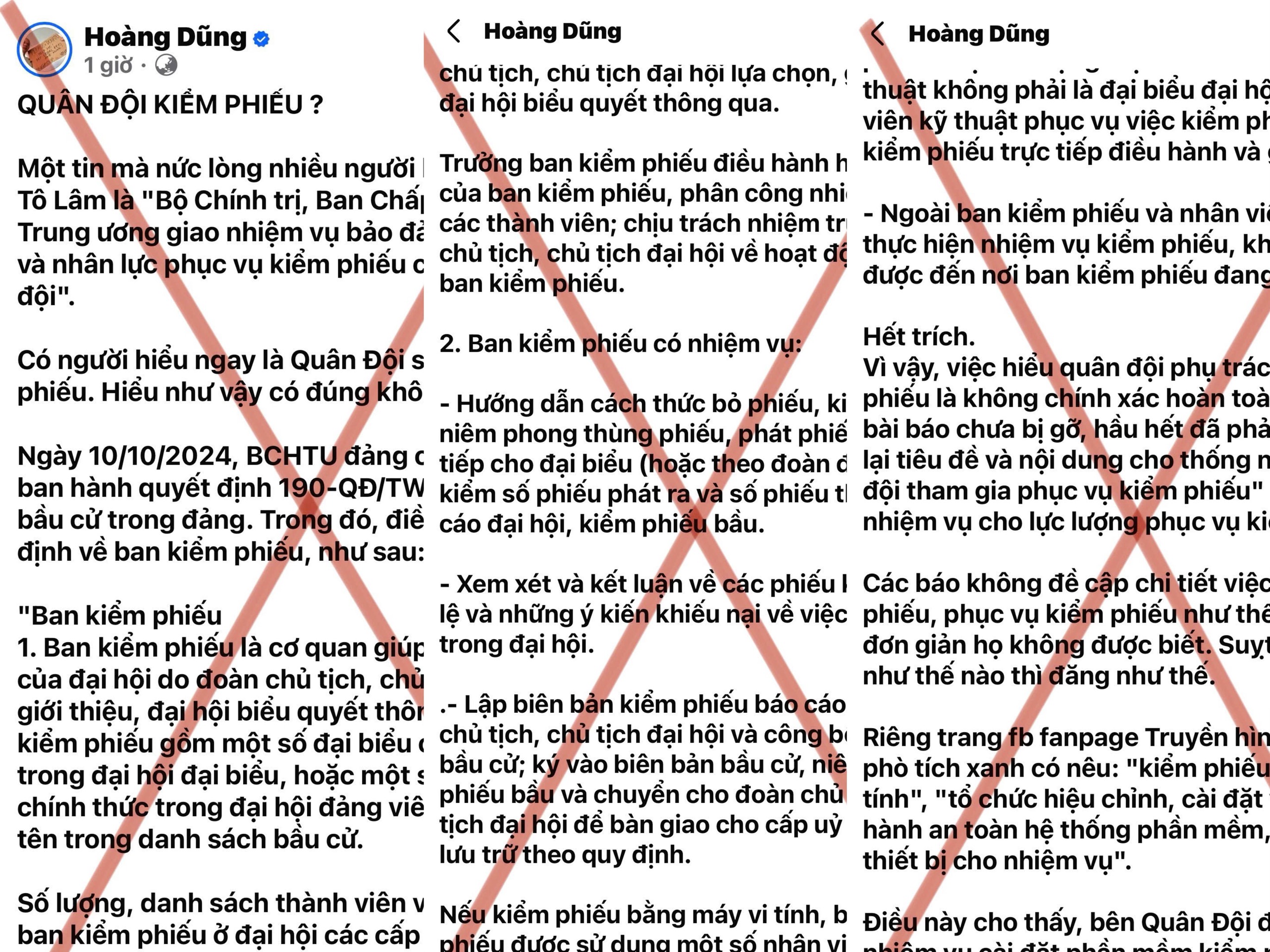 QUÂN ĐỘI “KIỂM PHIẾU”? - SỰ THẬT VÀ LUẬN ĐIỆU GÂY CHIA RẼ