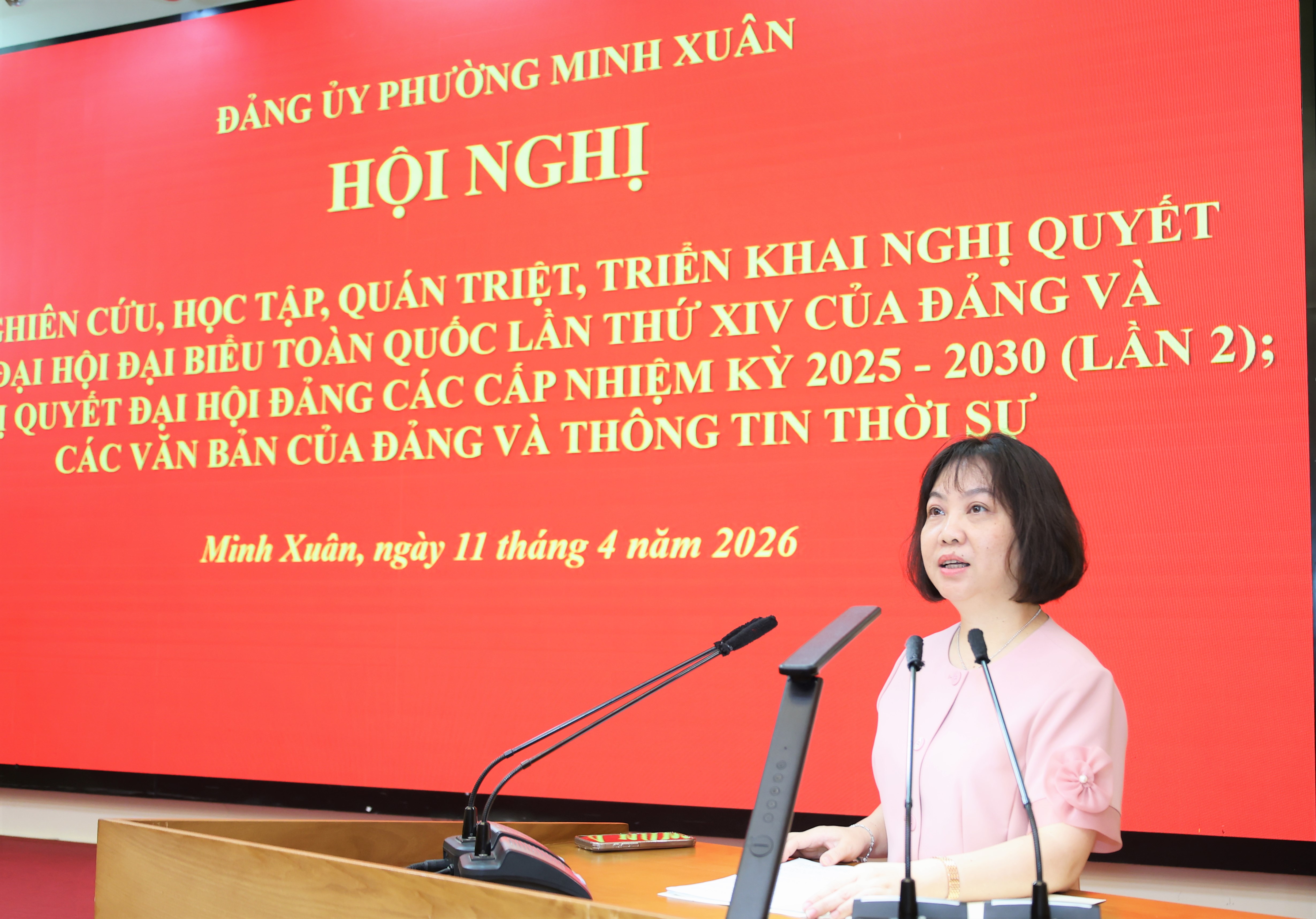 MINH XUÂN: QUÁN TRIỆT NGHỊ QUYẾT ĐẠI HỘI ĐẢNG – TẠO CHUYỂN BIẾN MẠNH MẼ TRONG ĐỘI NGŨ CÁN BỘ, ĐẢNG VIÊN NGÀNH GIÁO DỤC