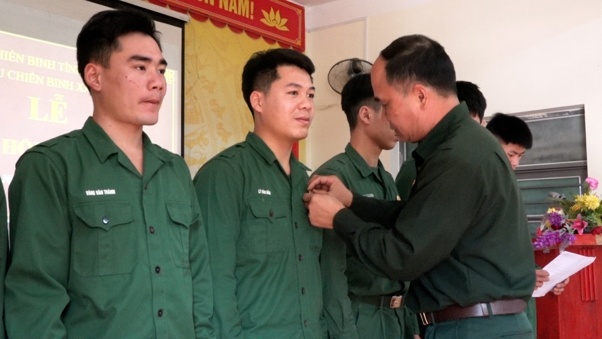 Hội Cựu chiến binh xã Tát Ngà tổ chức Lễ kết nạp hội viên mới năm 2026