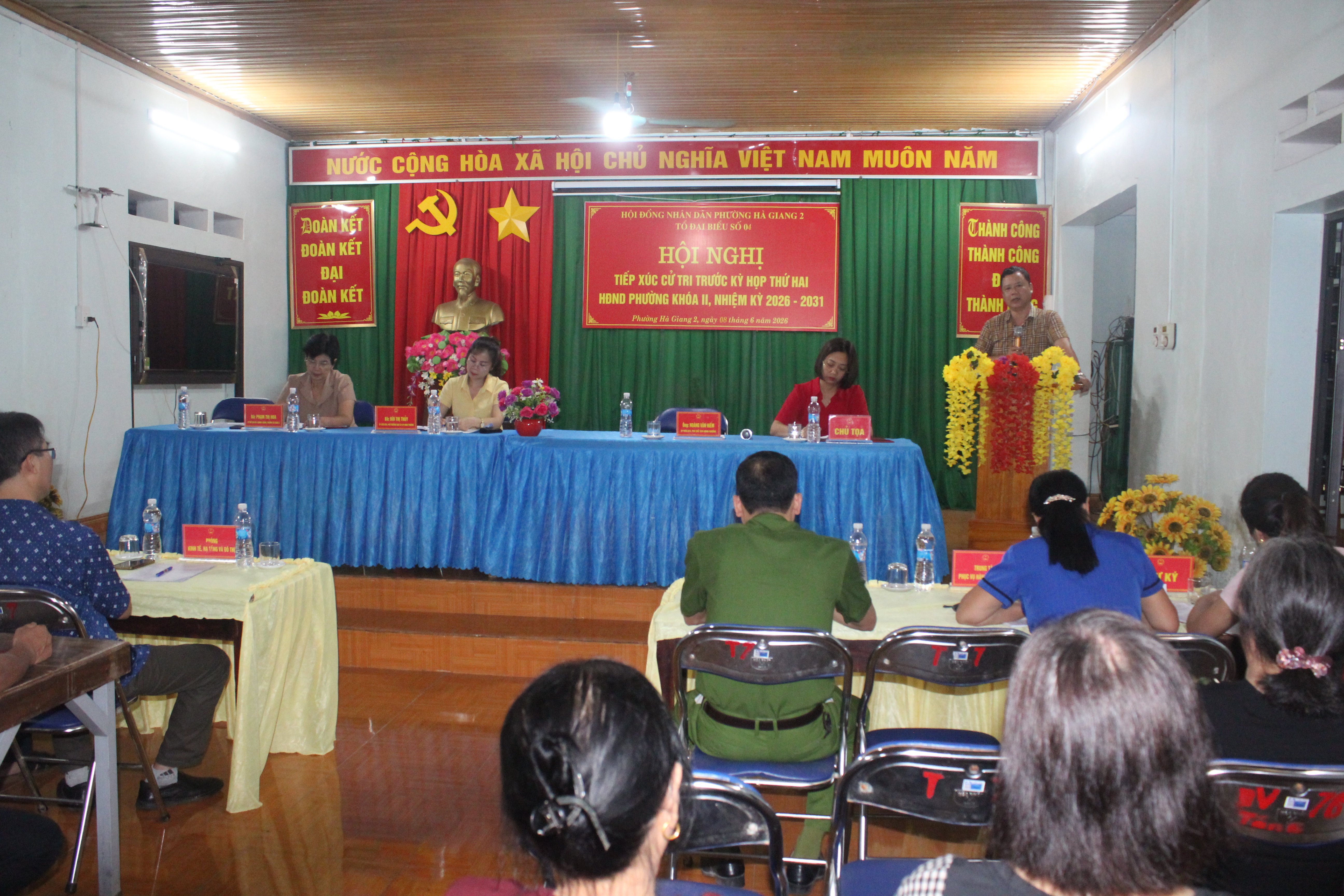 Tổ đại biểu số 4 HĐND phường tiếp xúc cử tri trước Kỳ họp thứ Hai HĐND phường khóa II, nhiệm kỳ 2026 – 2031