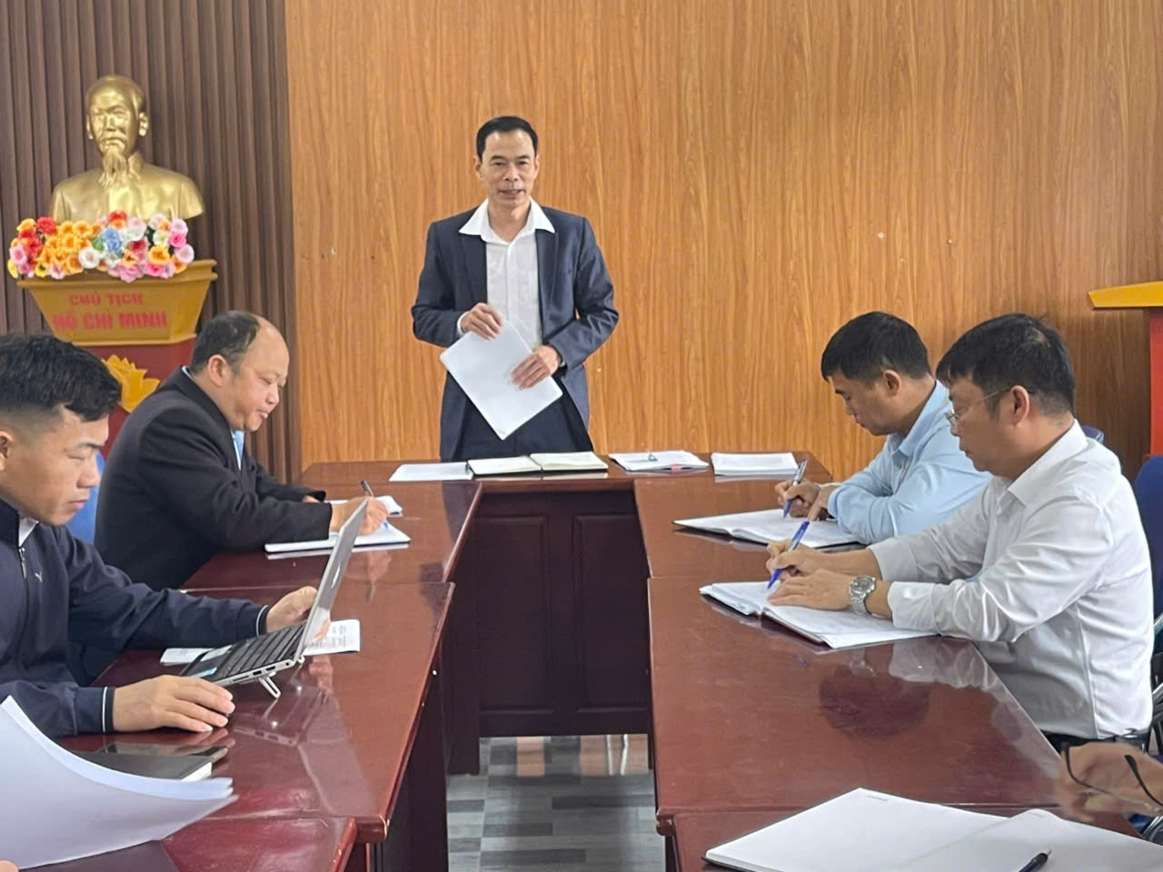 HĐND XÃ LŨNG CÚ GIÁM SÁT VIỆC THỰC HIỆN CHÍNH SÁCH TRỢ GIÚP XÃ HỘI TRÊN ĐỊA BÀN