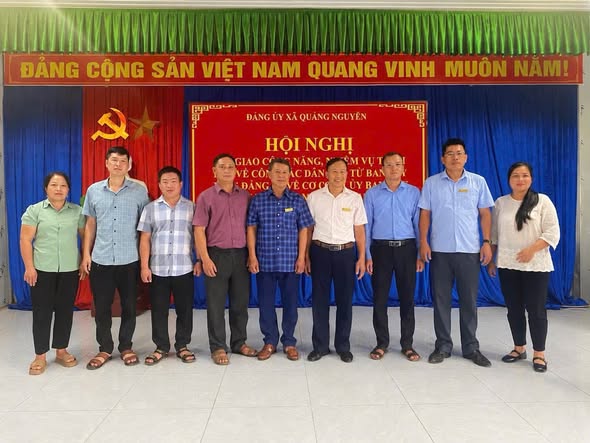 BÀN GIAO CHỨC NĂNG, NHIỆM VỤ THAM MƯU VỀ CÔNG TÁC DÂN VẬN