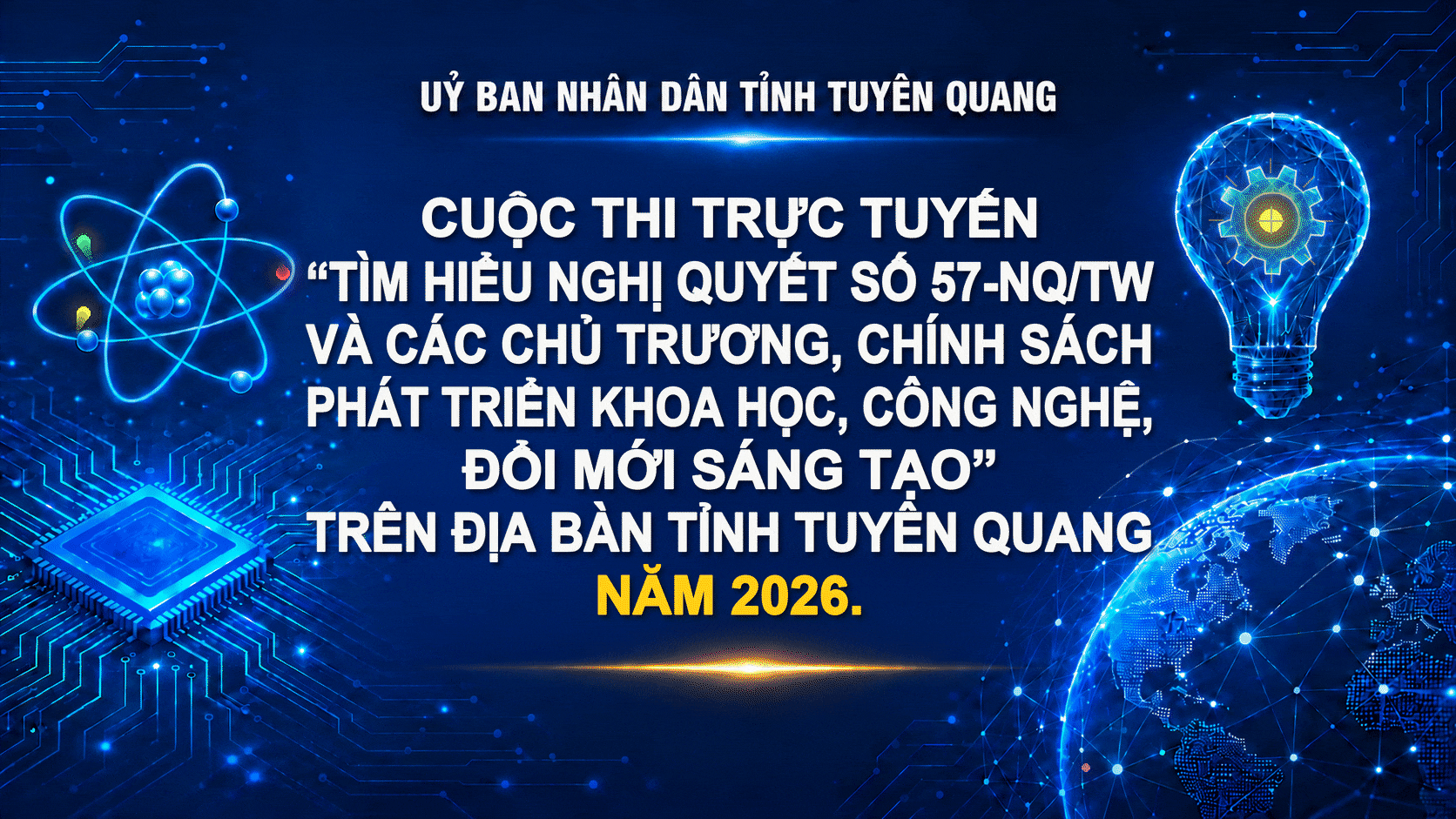 Triển khai các cuộc thi trực tuyến về khoa học, công nghệ, đổi mới sáng tạo và chuyển đổi số