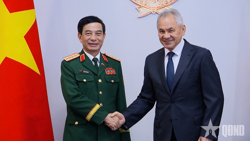 Đại tướng Phan Văn Giang hội kiến Thư ký Hội đồng An ninh Liên bang Nga