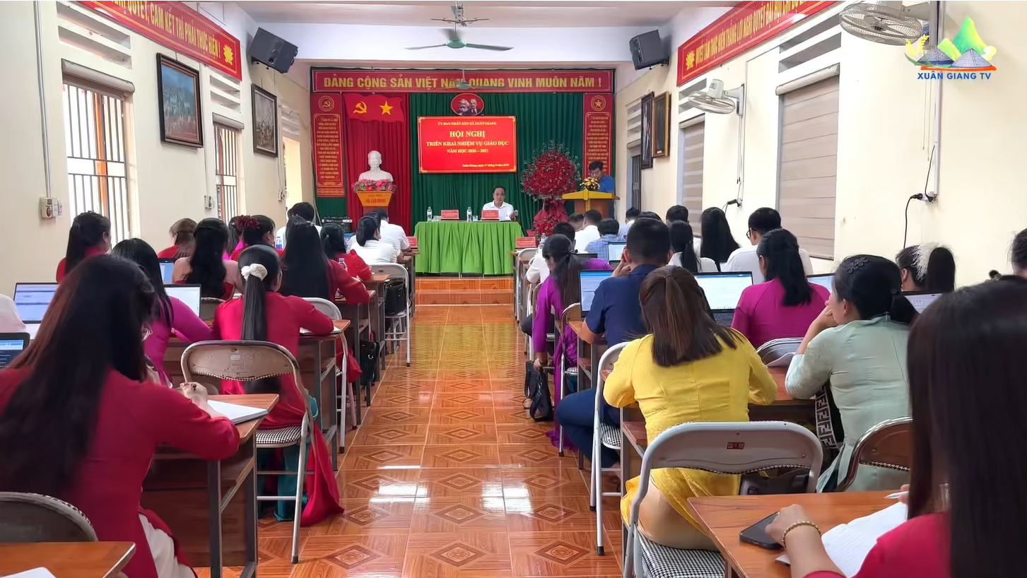 XUÂN GIANG TRIỂN KHAI NHIỆM VỤ GIÁO DỤC NĂM HỌC 2026–2027