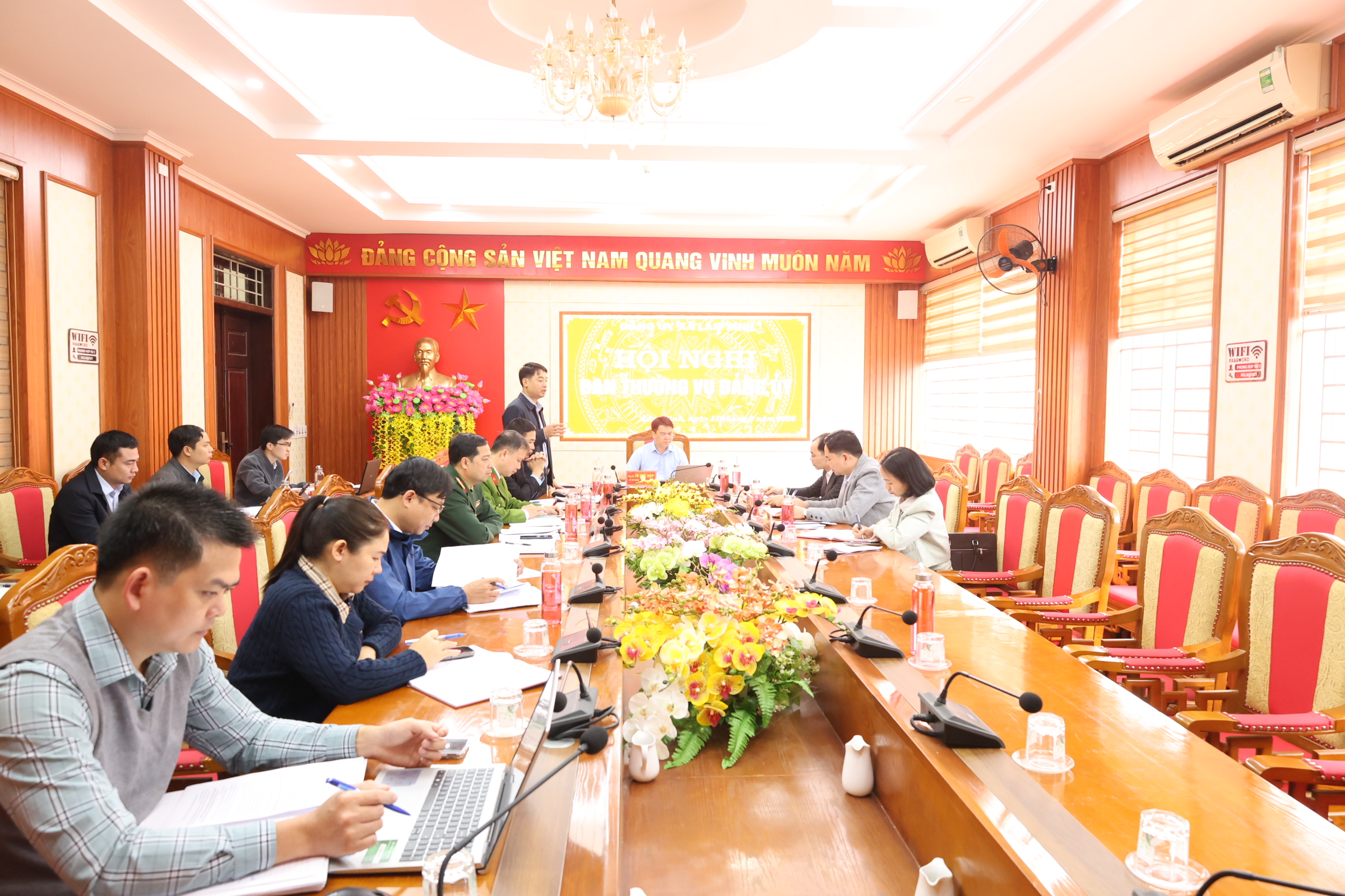 Hội nghị Ban Thường vụ Đảng uỷ xã Lâm Bình