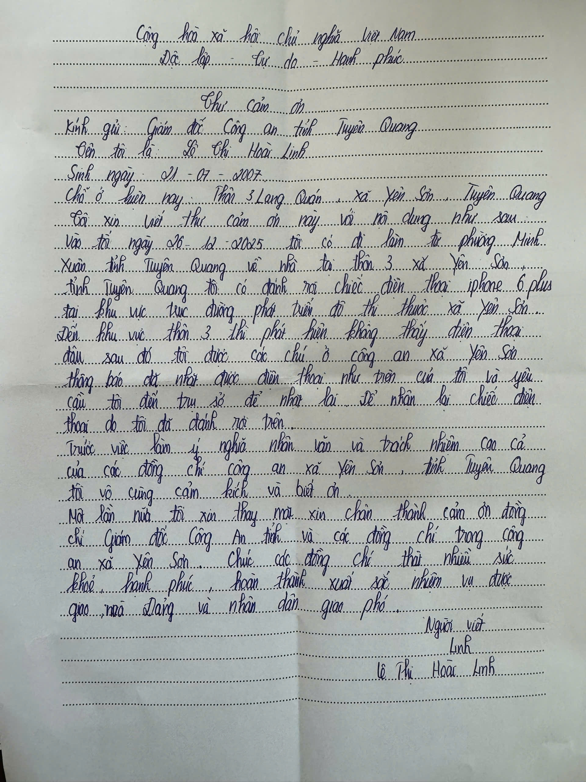 NHẶT ĐƯƠC CỦA RƠI TRẢ LẠI NGƯỜI MẤT