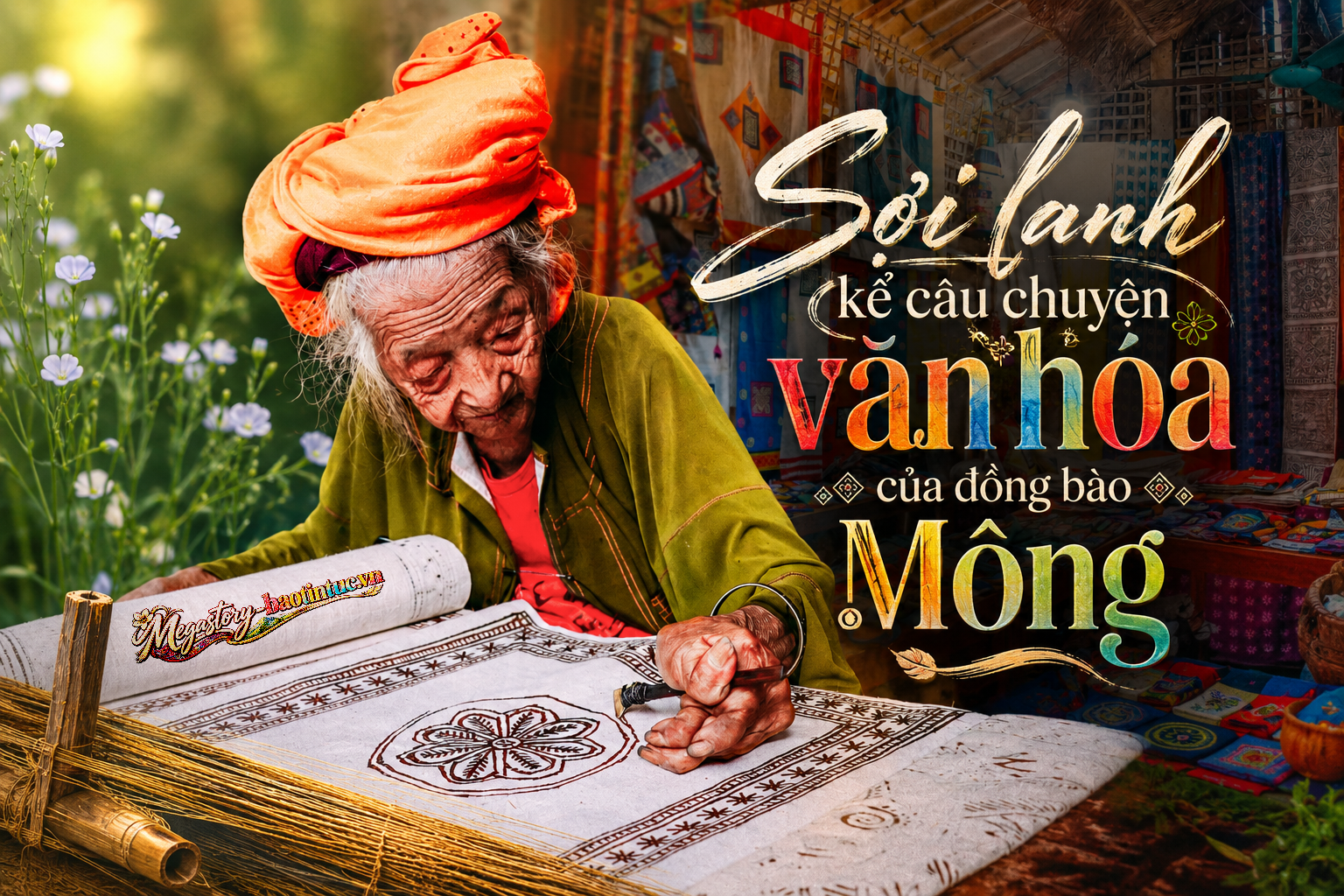 Sợi lanh kể câu chuyên văn hoá của đồng bào Mông