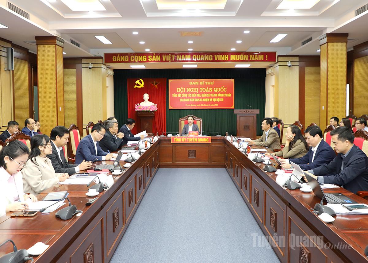 Tổng kết công tác kiểm tra, giám sát và thi hành kỷ luật của Đảng năm 2025 và nhiệm kỳ Đại hội XIII