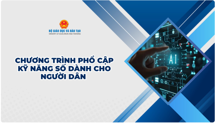 Khóa học Chương trình phổ cập kỹ năng số dành cho người dân trên nền tảng Bình dân học vụ số
