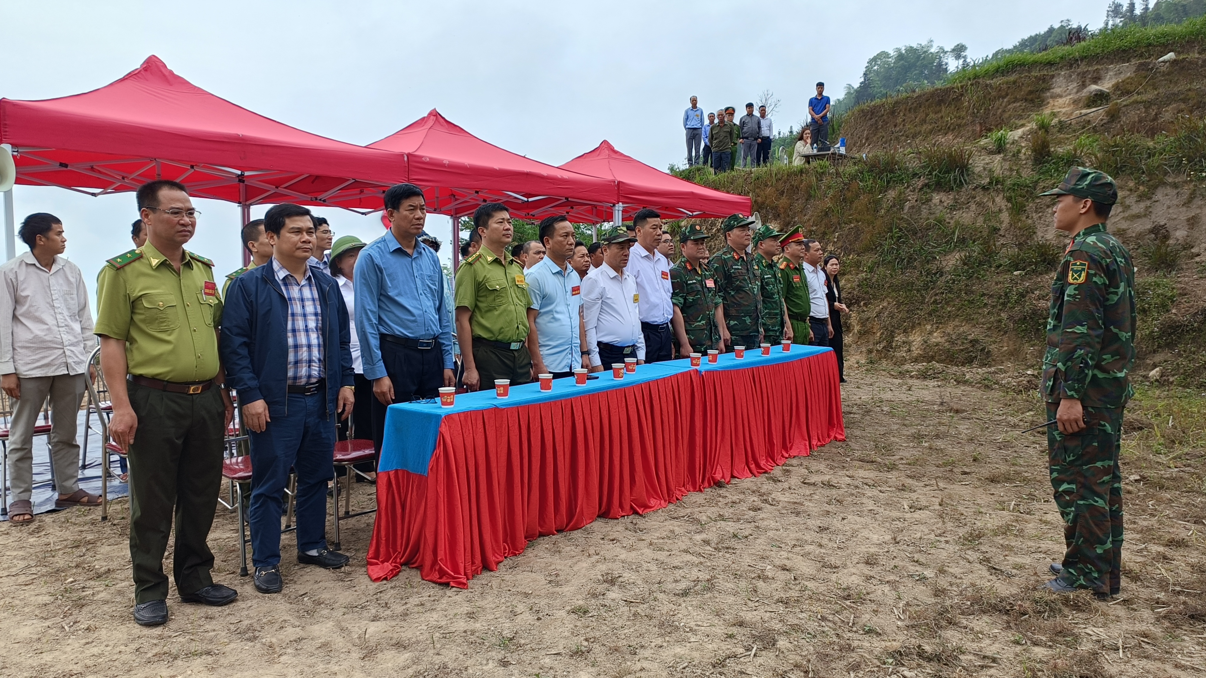 Xã Thàng Tín tổ chức hội nghị và diễn tập ứng phó cháy rừng, tìm kiếm cứu nạn năm 2026