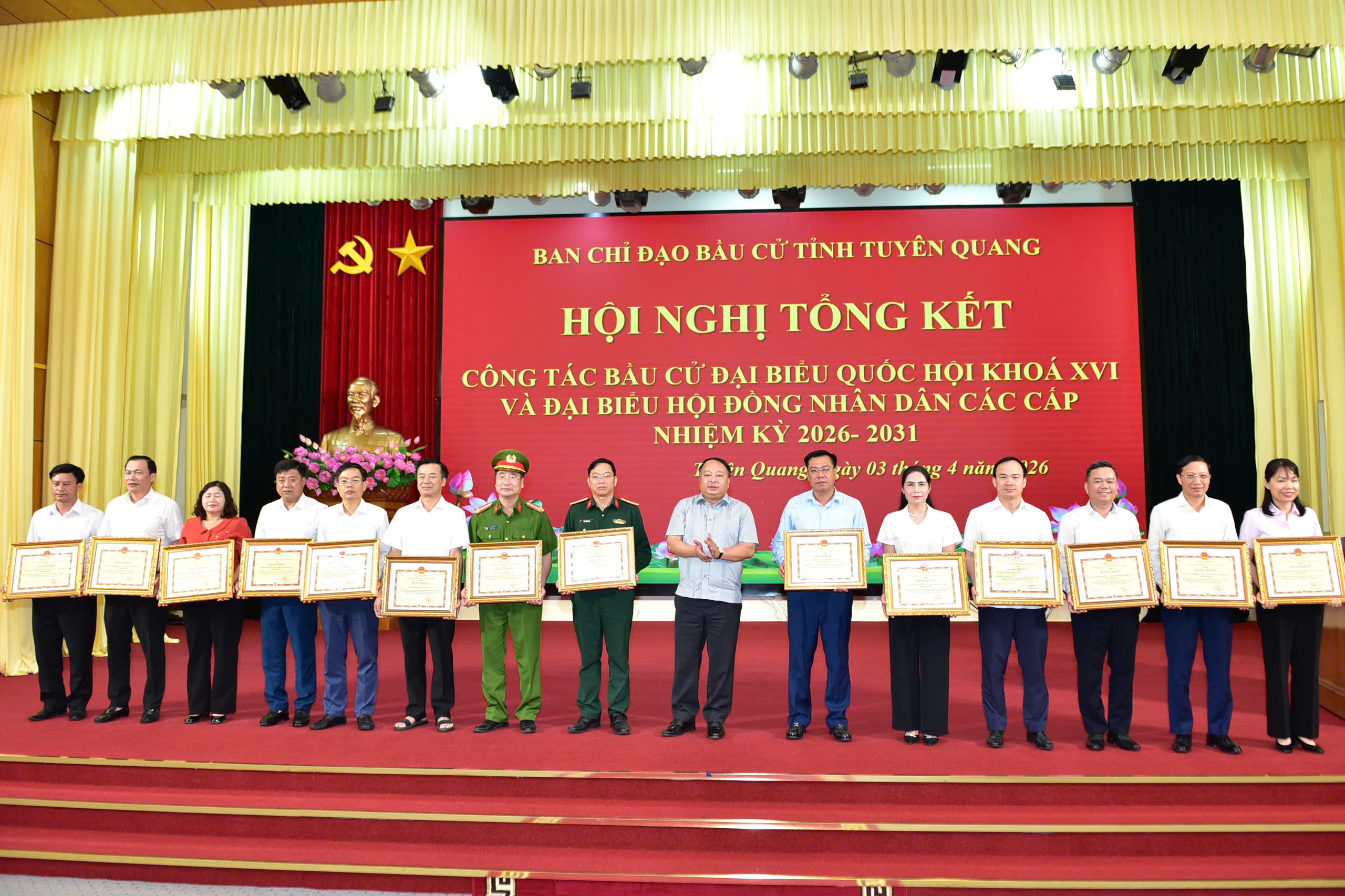 CÔNG AN TỈNH TUYÊN QUANG GÓP PHẦN THÀNH CÔNG CUỘC BẦU CỬ ĐẠI BIỂU QUỐC HỘI KHÓA XVI VÀ ĐẠI BIỂU HĐND CÁC CẤP NHIỆM KỲ 2026-2031