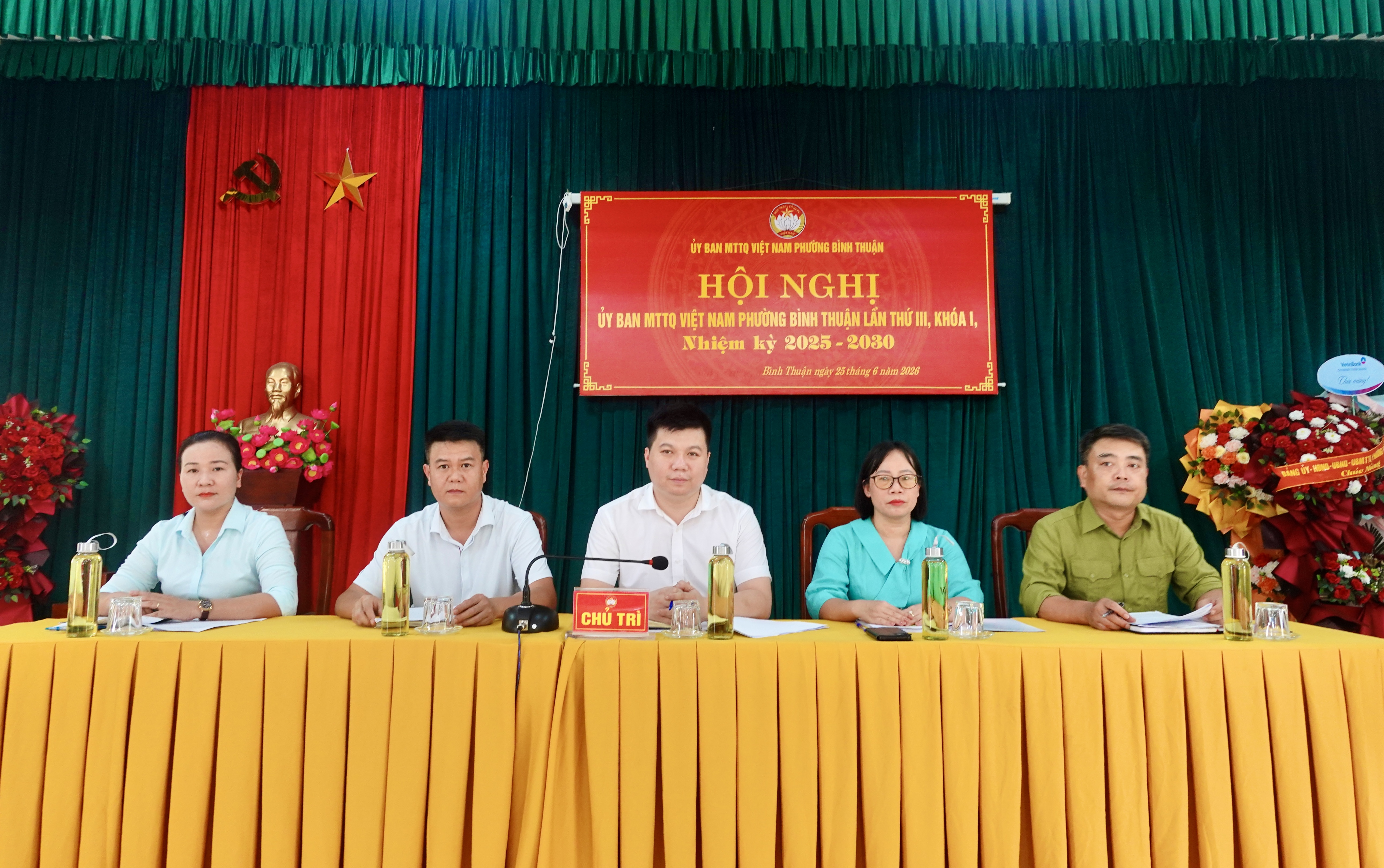 ỦY BAN MTTQ VIỆT NAM PHƯỜNG BÌNH THUẬN TỔ CHỨC HỘI NGHỊ LẦN THỨ III, NHIỆM KỲ 2025 - 2030