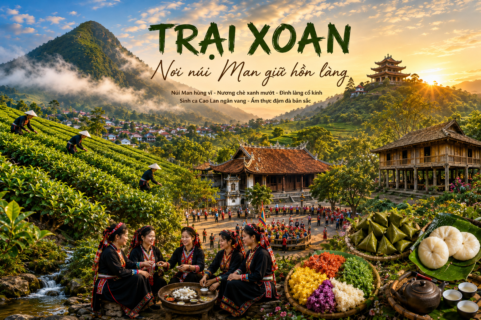 TRẠI XOAN – NƠI NÚI MAN GIỮ HỒN LÀNG