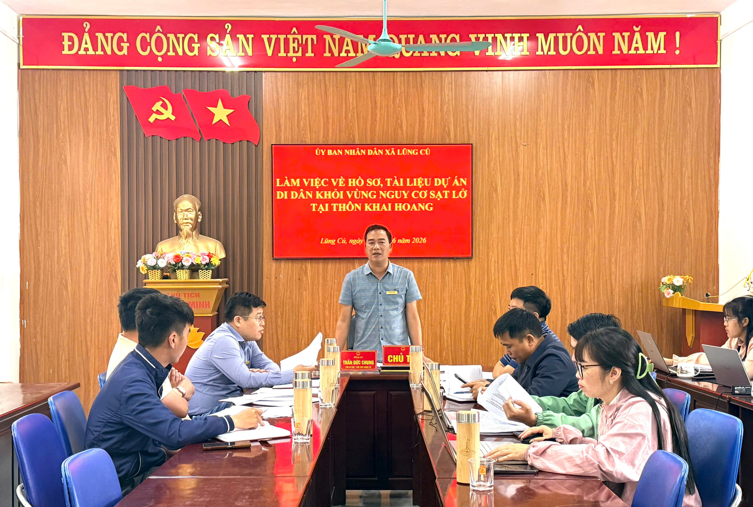 THÁO GỠ VƯỚNG MẮC DỰ ÁN DI DÂN KHỎI VÙNG SẠT LỞ THÔN KHAI HOANG