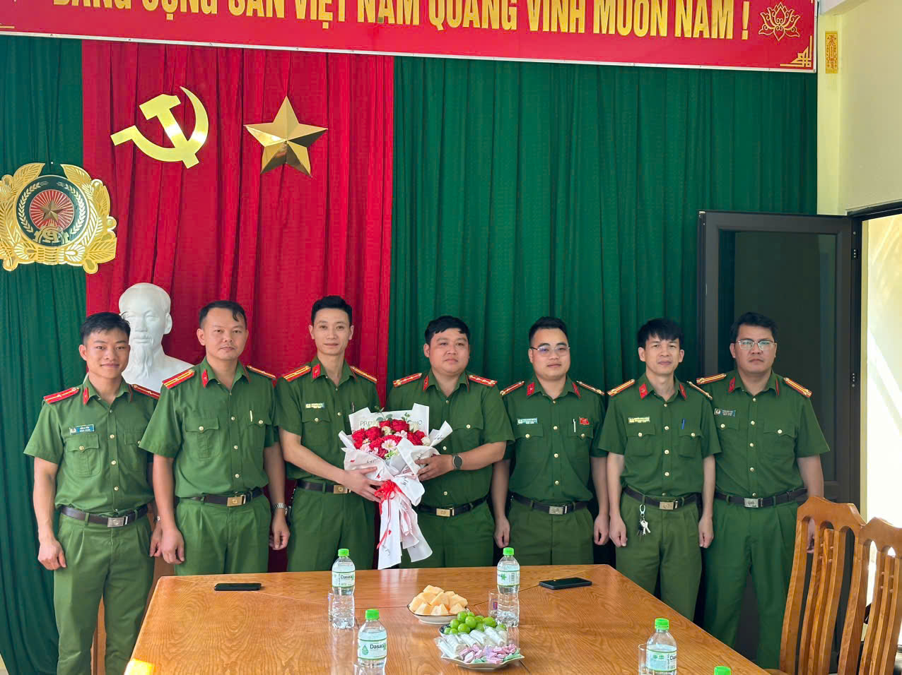 ĐẨY MẠNH CÔNG TÁC PHỐI HỢP BẢO ĐẢM ANTT  TẠI ĐỊA BÀN GIÁP RANH