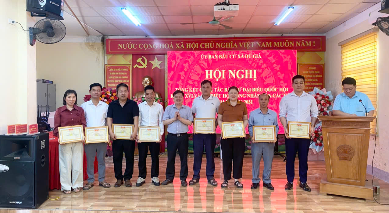 Du Già: Hội Nghị tổng kết công tác bầu cử Đại biểu Quốc hội khoá XVI và đại biểu HĐND các cấp nhiệm kỳ 2026 - 2031