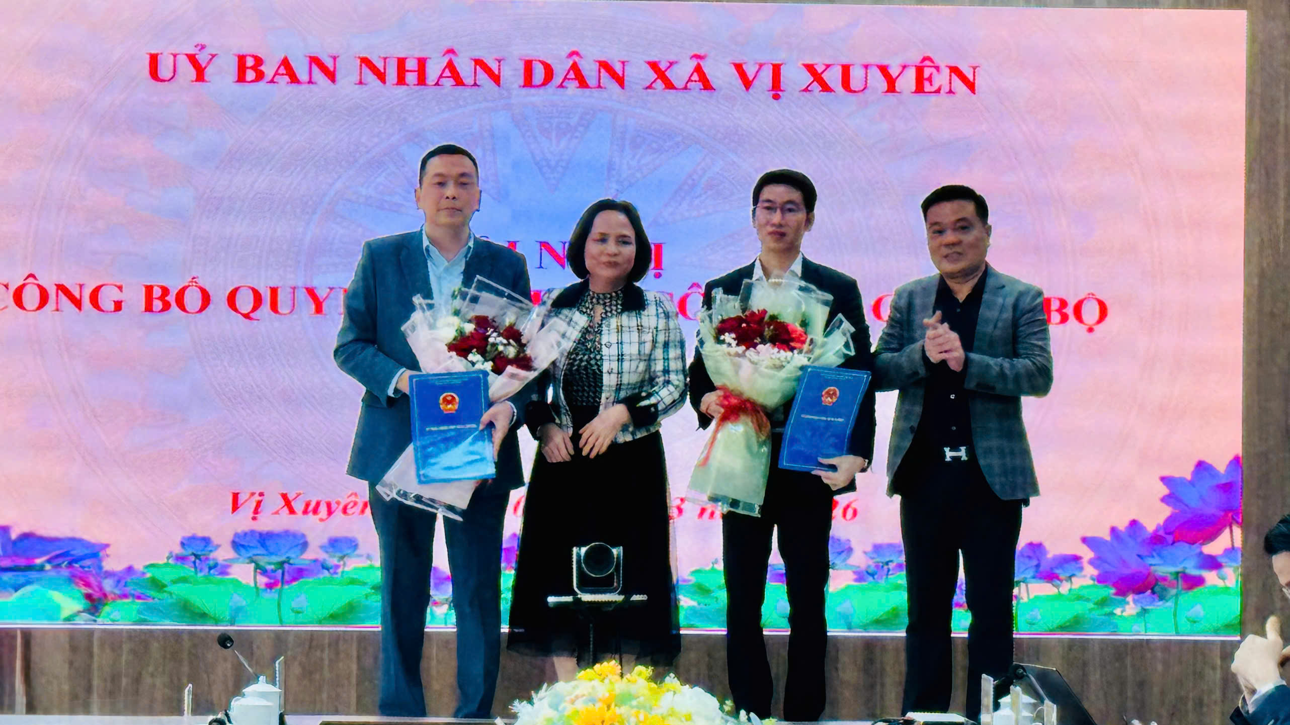 Hội nghị công bố quyết định về công tác cán bộ