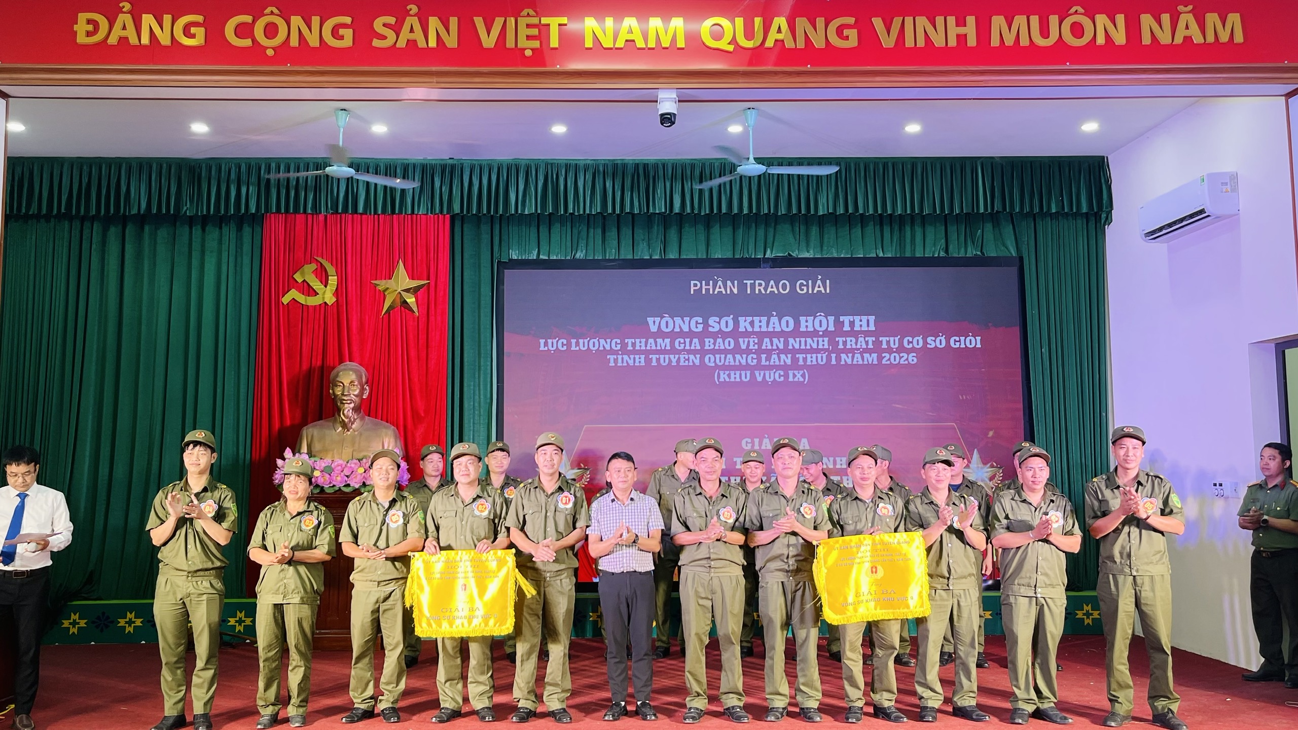 Xã Bình Ca đạt giải Ba tại hội thi Lực lượng bảo vệ an ninh, trật tự ở cơ sở giỏi tỉnh Tuyên Quang lần thứ I, năm 2026 – Khu vực IX
