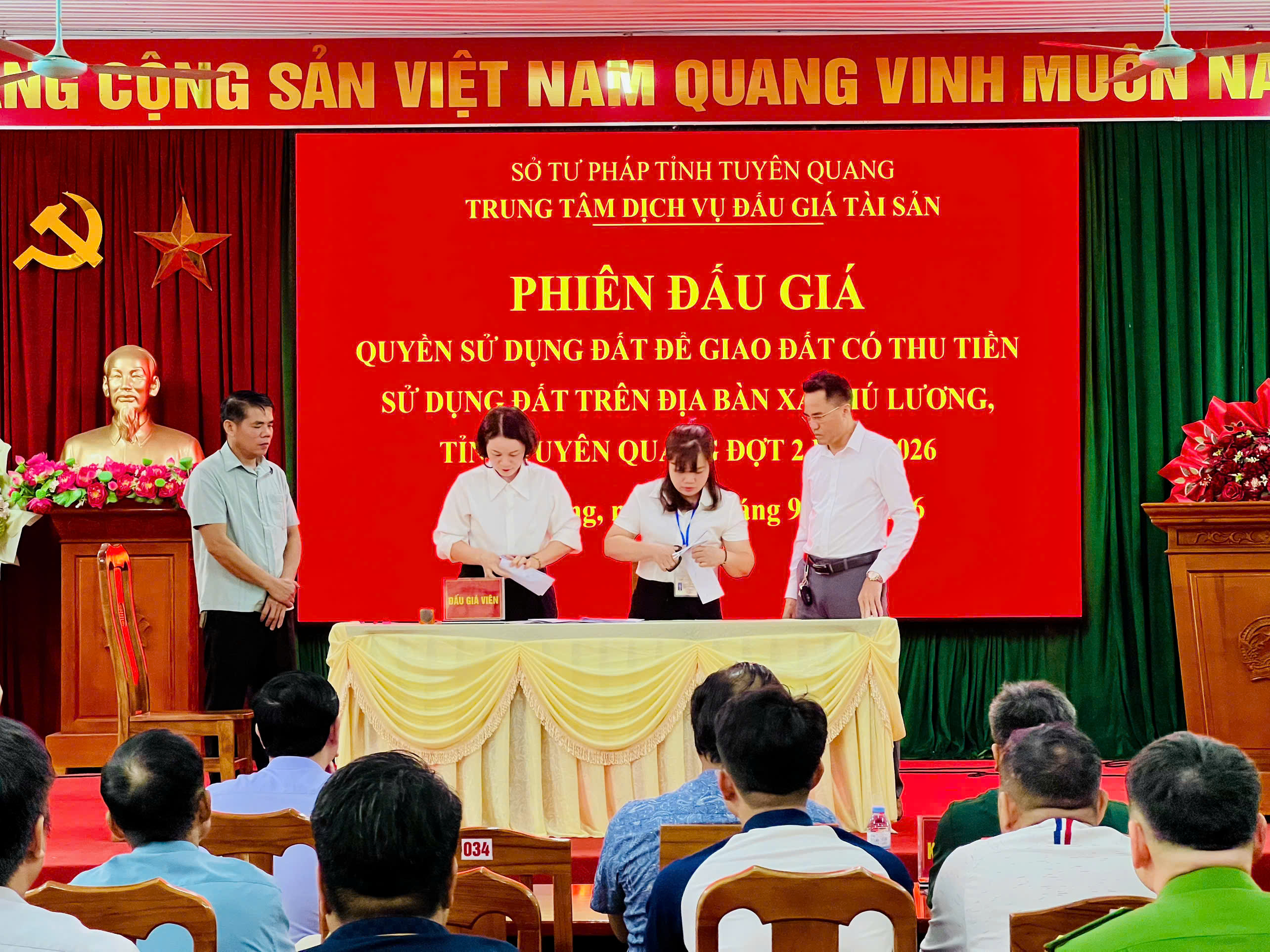 XÃ PHÚ LƯƠNG TỔ CHỨC PHIÊN ĐẤU GIÁ QUYỀN SỬ DỤNG ĐẤT ĐỢT II NĂM 2026