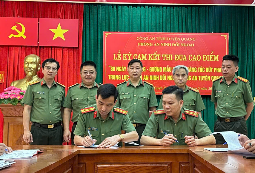 TIÊN PHONG KÝ CAM KẾT - MỞ MÀN KHÍ THẾ THI ĐUA CAO ĐIỂM “80 NGÀY LẬP CÔNG"
