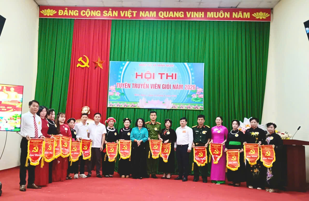 XÃ MINH NGỌC TỔ CHỨC HỘI THI TUYÊN TRUYỀN VIEN GIỎI NĂM 2026