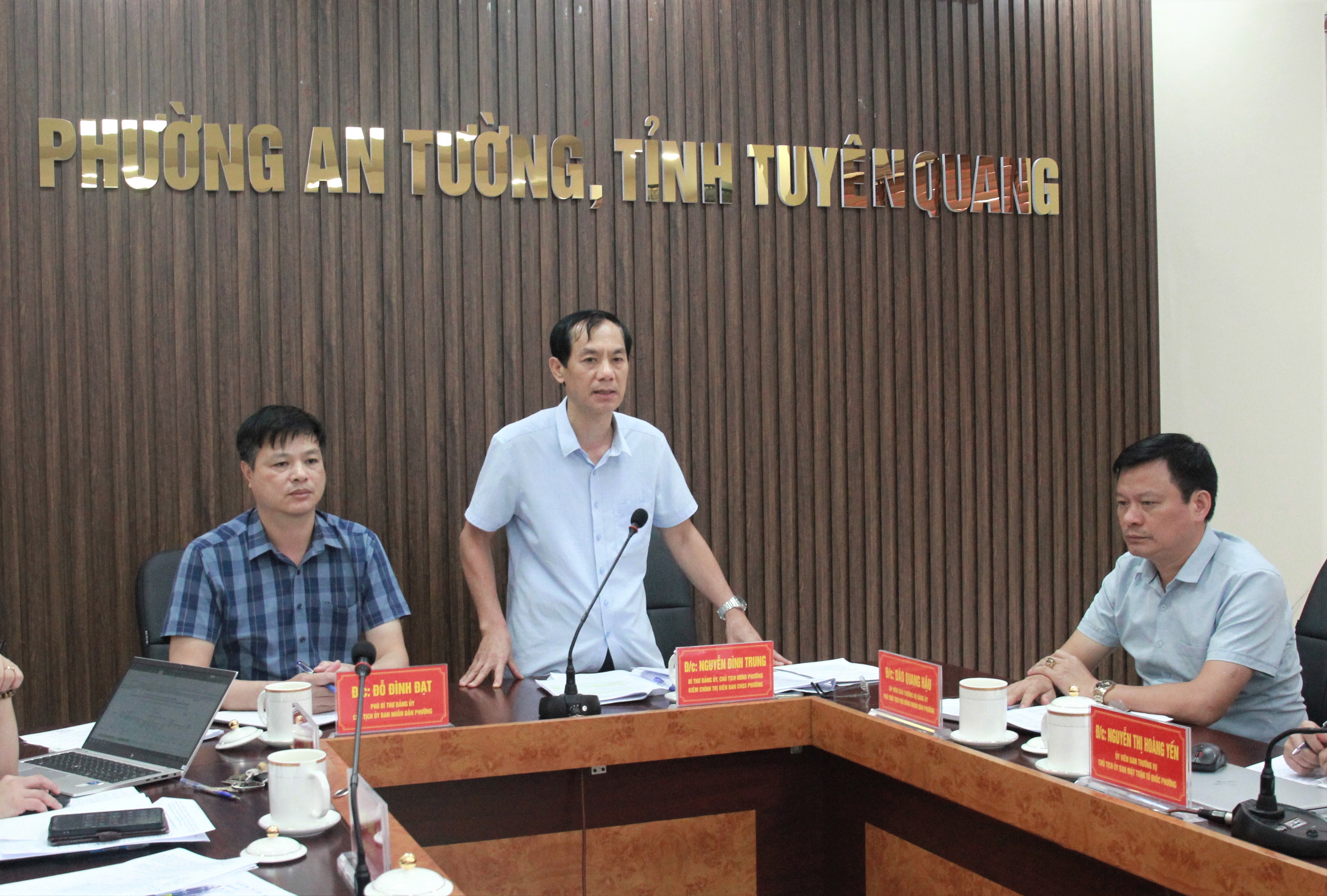 Phường An Tường họp Chuyên đề về công tác thu ngân sách trên địa bàn
