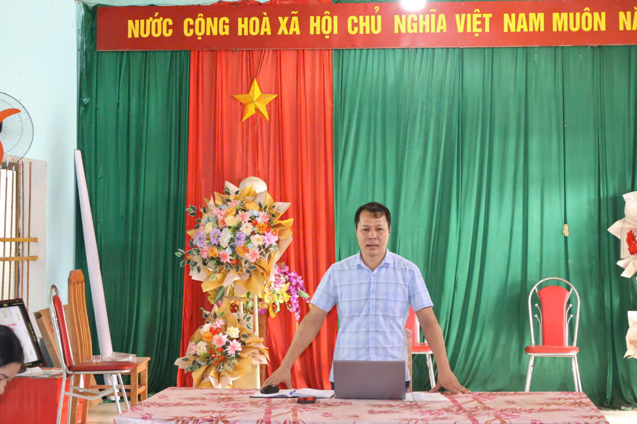UBND xã Vĩnh Tuy họp thống nhất phương án quản lý diện tích đất Cụm công nghiệp Nam Quang
