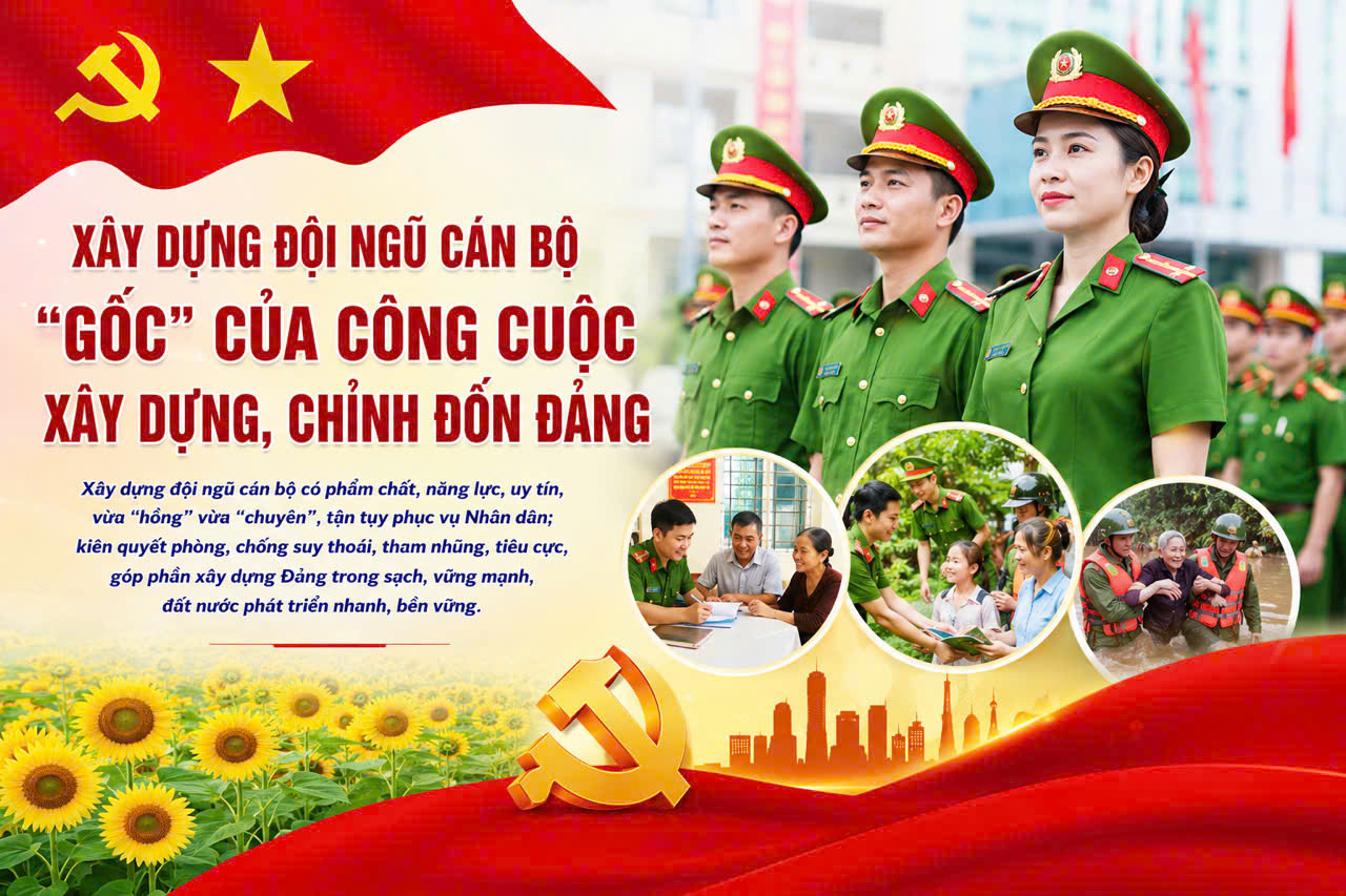 XÂY DỰNG ĐỘI NGŨ CÁN BỘ – “GỐC” CỦA CÔNG CUỘC XÂY DỰNG, CHỈNH ĐỐN ĐẢNG