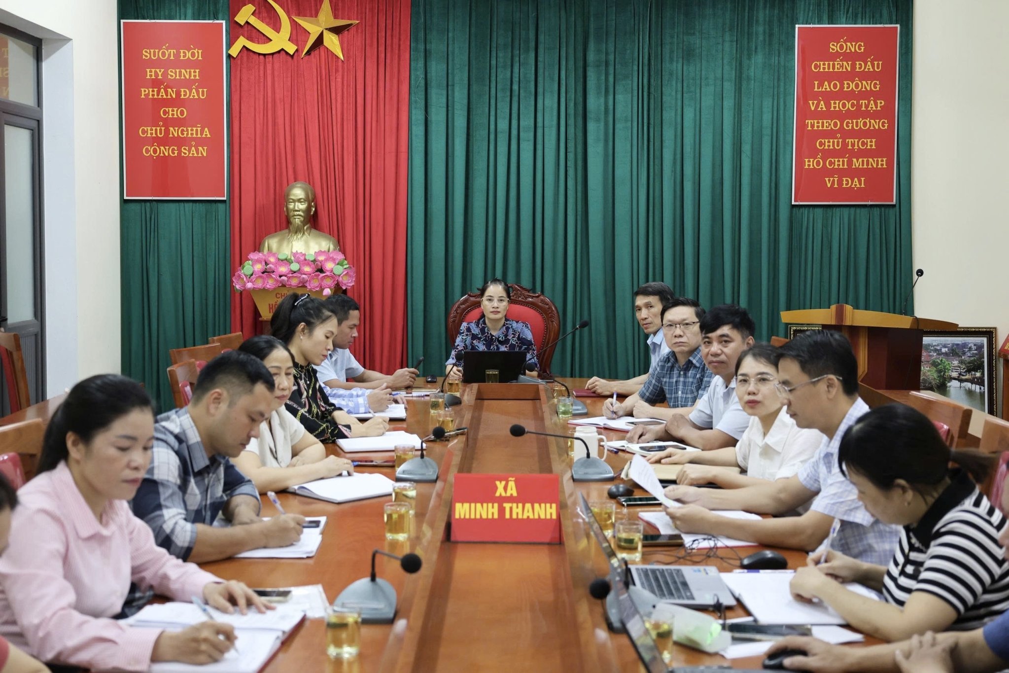 Xã Minh Thanh tham gia tập huấn xây dựng cơ sở dữ liệu vị trí việc làm, phương án giao biên chế giai đoạn 2027-2031