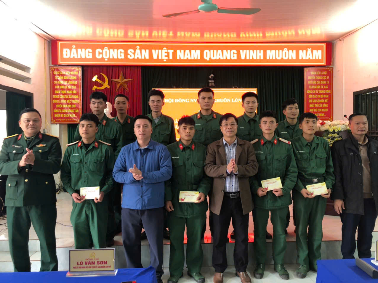 Xã Khuôn Lùng tổ chức Lễ đón nhận quân nhân hoàn thành nghĩa vụ quân sự trở về địa phương năm 2026