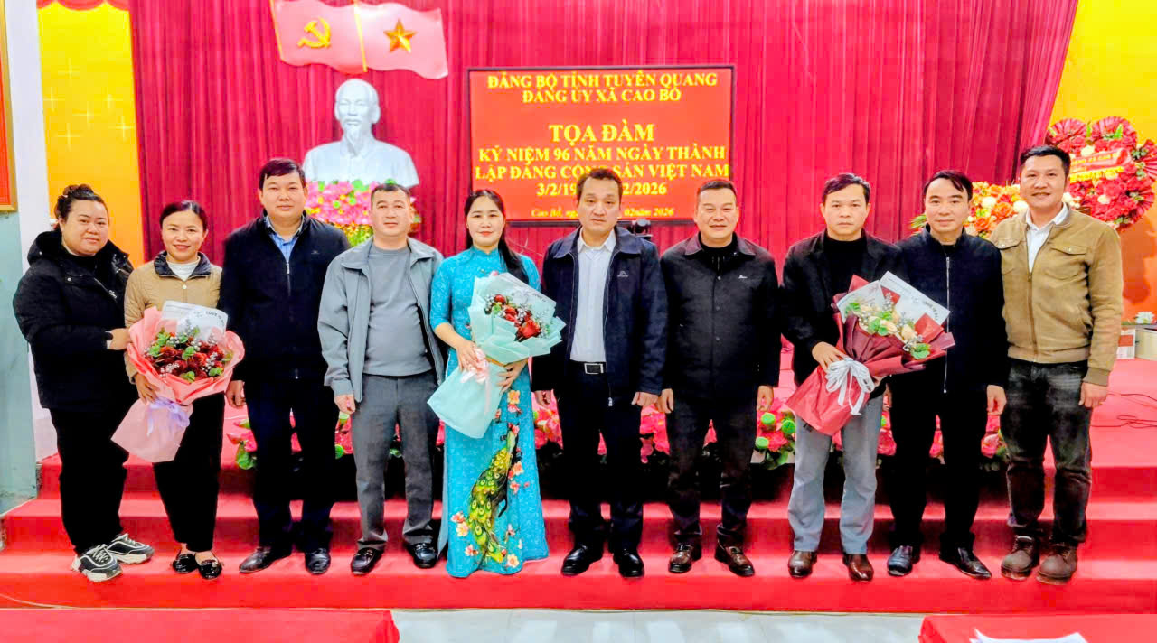 Đảng ủy xã Cao Bồ tổ chức tọa đàm kỷ niệm ngày thành lập đảng cộng sản việt nam (03/02/1930 – 03/02/2026)